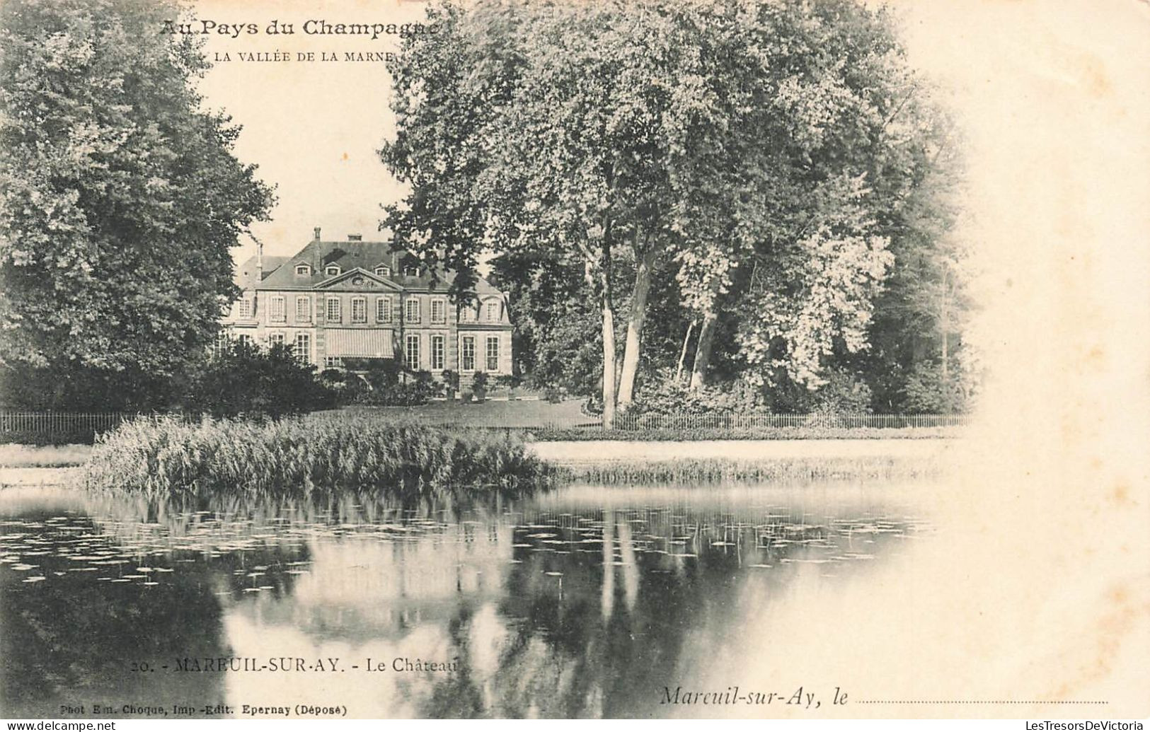FRANCE - Mareuil Sur Ay - Le Château - La Vallée De La Marne - Dos Non Divisé - Carte Postale Ancienne - Mareuil-sur-Ay