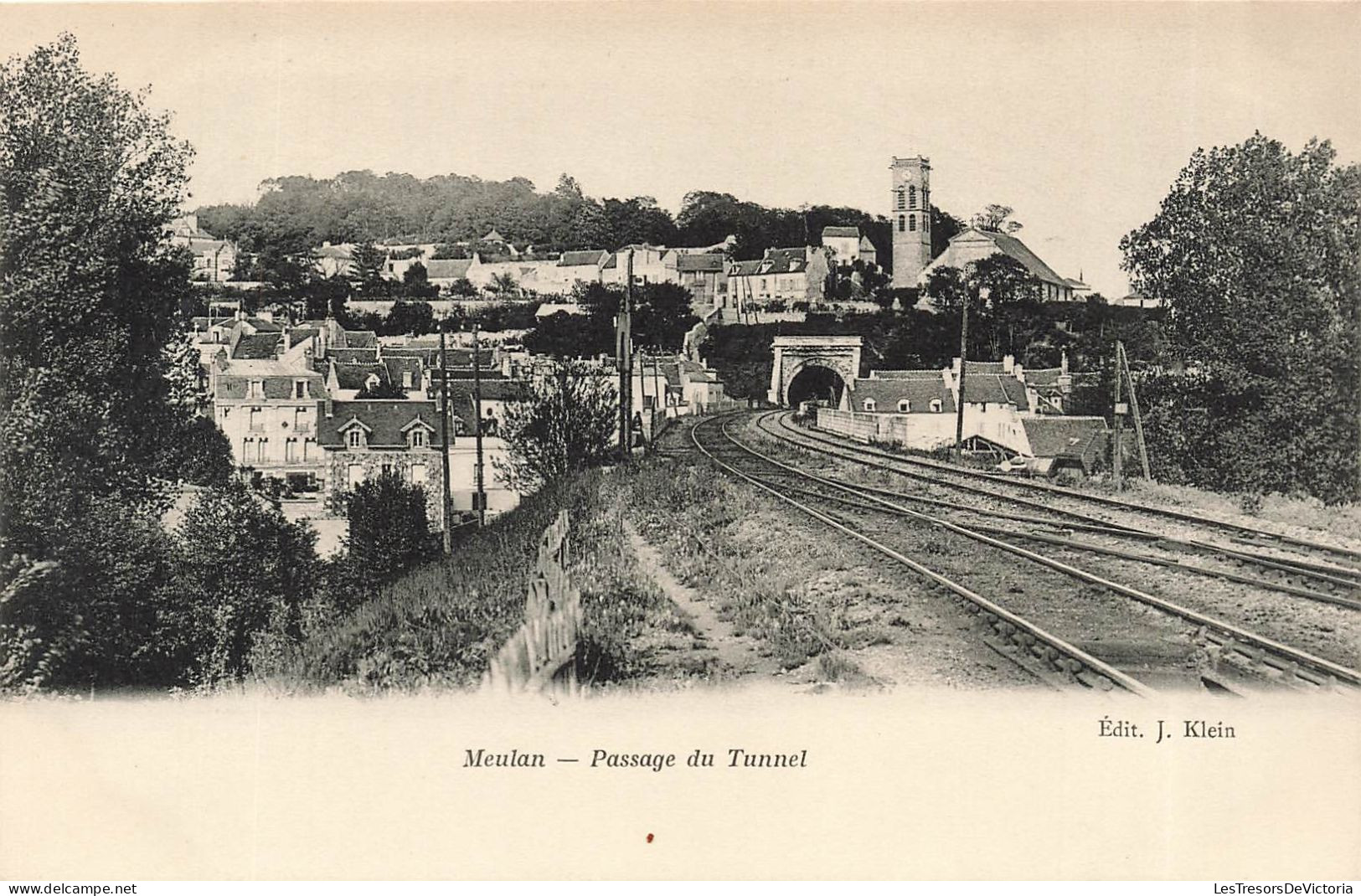 FRANCE - Meulan - Vue Sur Le Passage Du Tunnel - Carte Postale Ancienne - Meulan