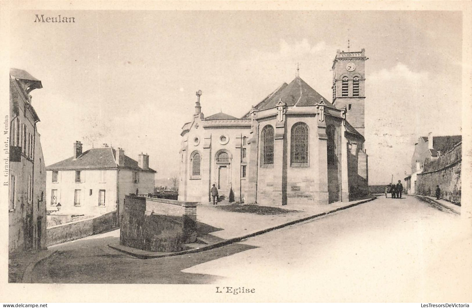 FRANCE - Meulan - Vue Générale De L'église - Carte Postale Ancienne - Meulan