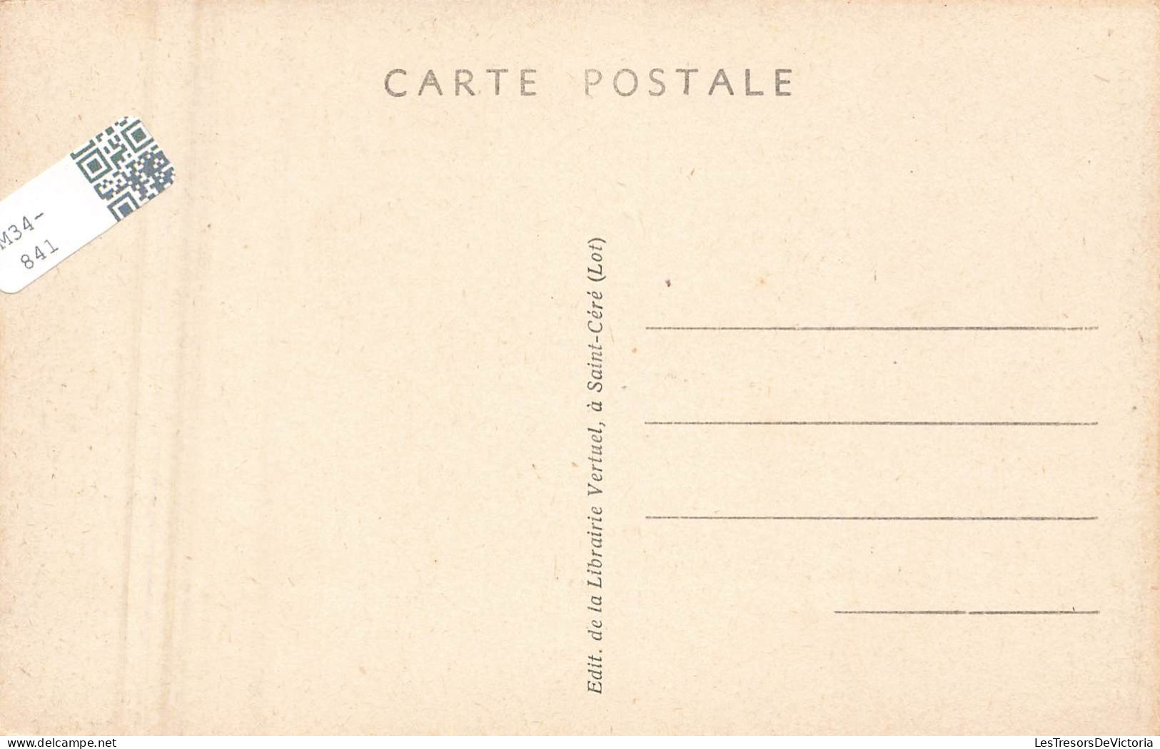FRANCE - Rocamadour - L'Escalier Des Pélerins - Carte Postale Ancienne - Rocamadour