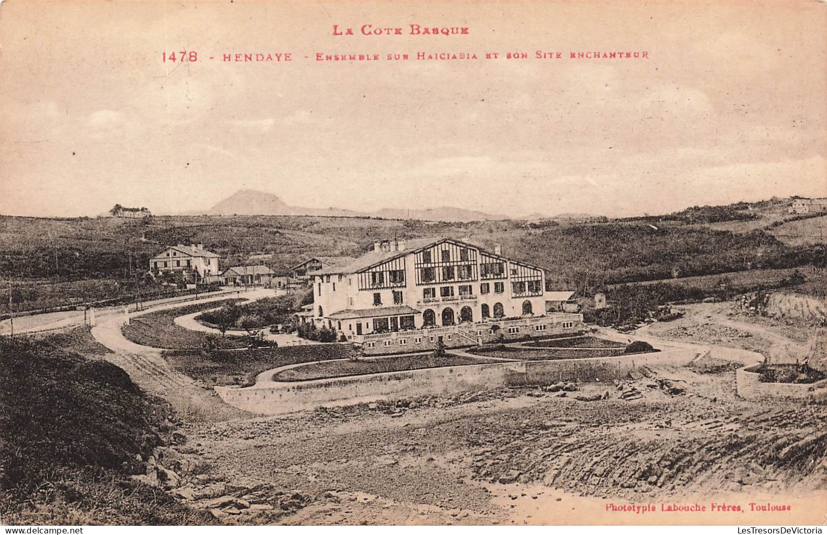 FRANCE - La Cote Basque - Hendaye - Ensemble Sur Haiciabia Et Son Site Enchanteur - Carte Postale Ancienne - Hendaye