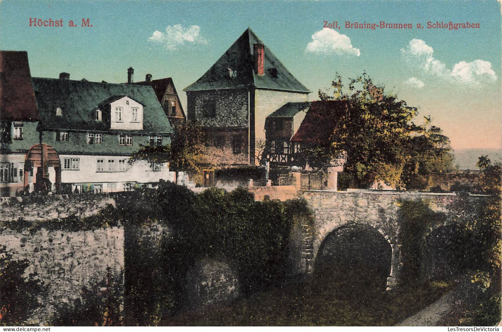 ALLEMANGNE - Höchst A M - Zolf Brüning Brunnen - Colorisé - Carte Postale Ancienne - Höchst