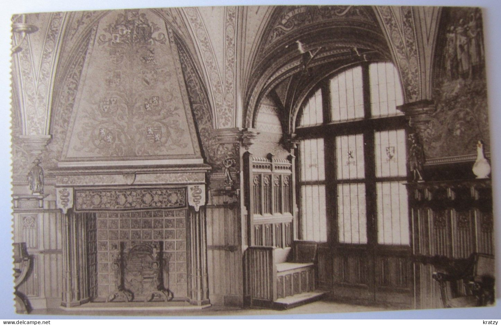 BELGIQUE - BRABANT FLAMAND - LENNIK - Château De Gaesbeek - Coin De La Salle Des Chevaliers - 1928 - Lennik