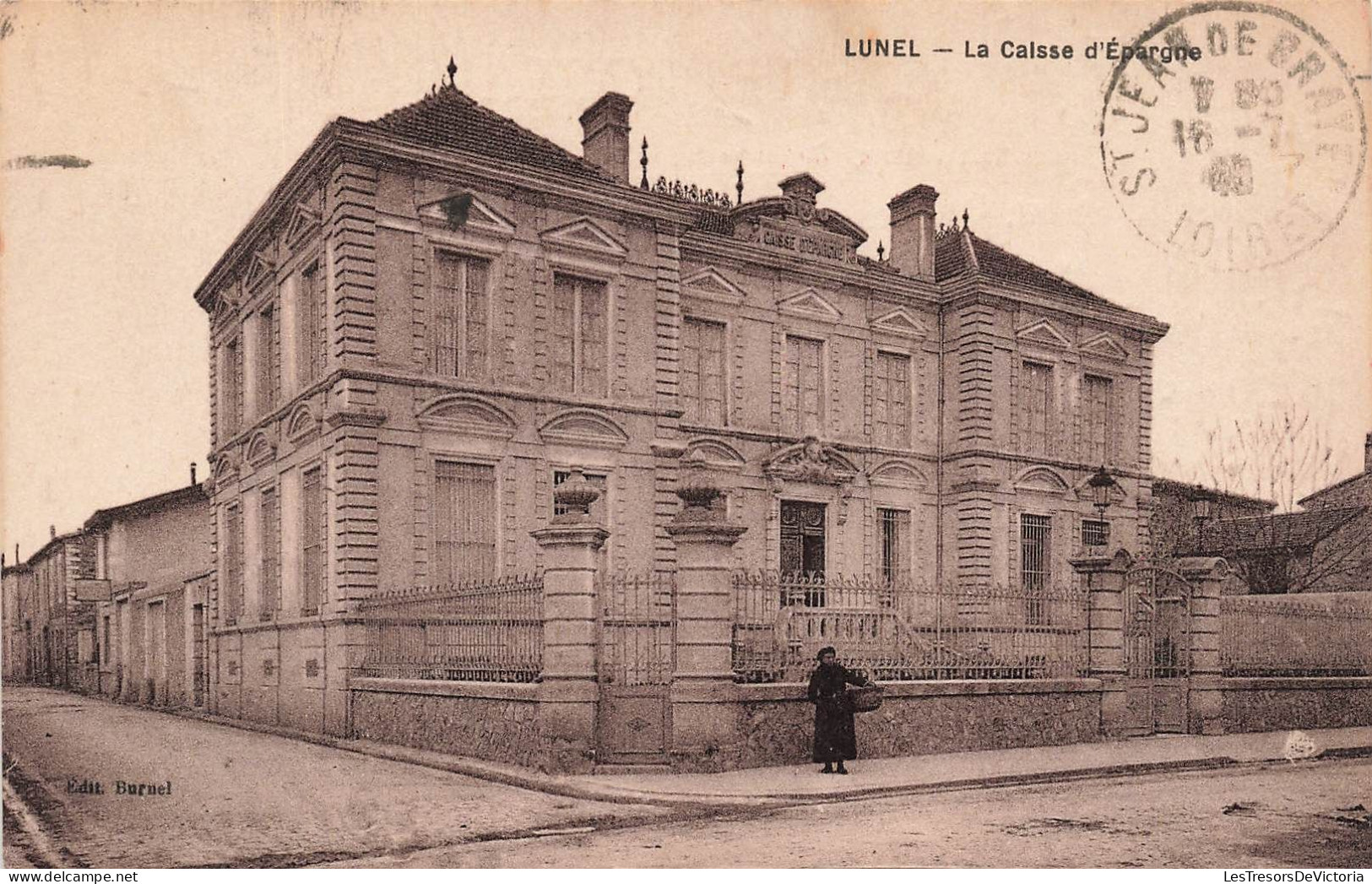 FRANCE - Lunel - La Caisse D'Epargne - Carte Postale Ancienne - Lunel