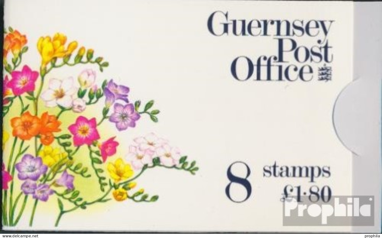 GB - Guernsey MH0-8 (kompl.Ausg.) Postfrisch 1992 Blumen - Guernesey