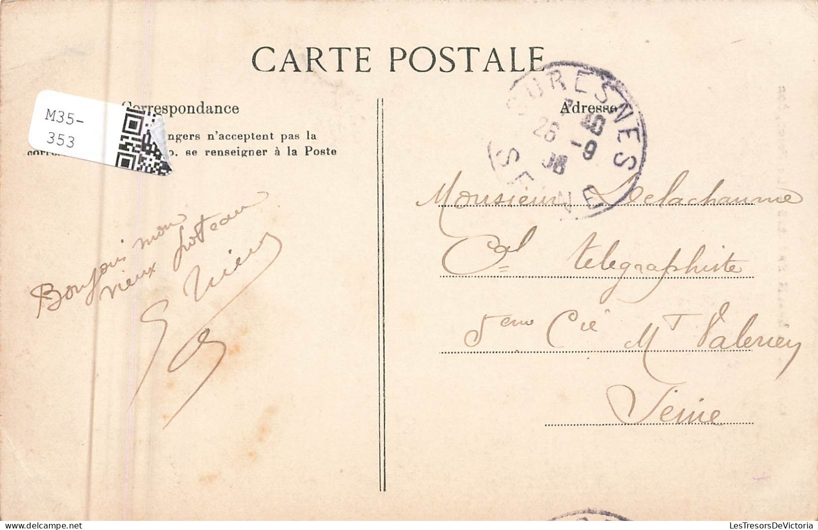 FRANCE - Cormeilles En Parisis - Vue Générale De La Perception - Carte Postale Ancienne - Cormeilles En Parisis