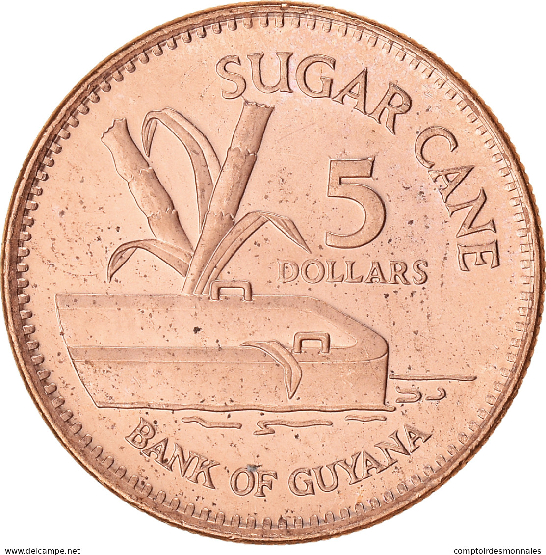Monnaie, Guyana, 5 Dollars, 1996 - Guyana