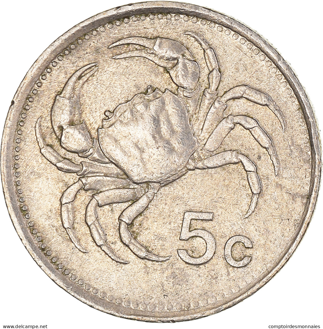 Monnaie, Malte, 5 Cents, 1986 - Malta