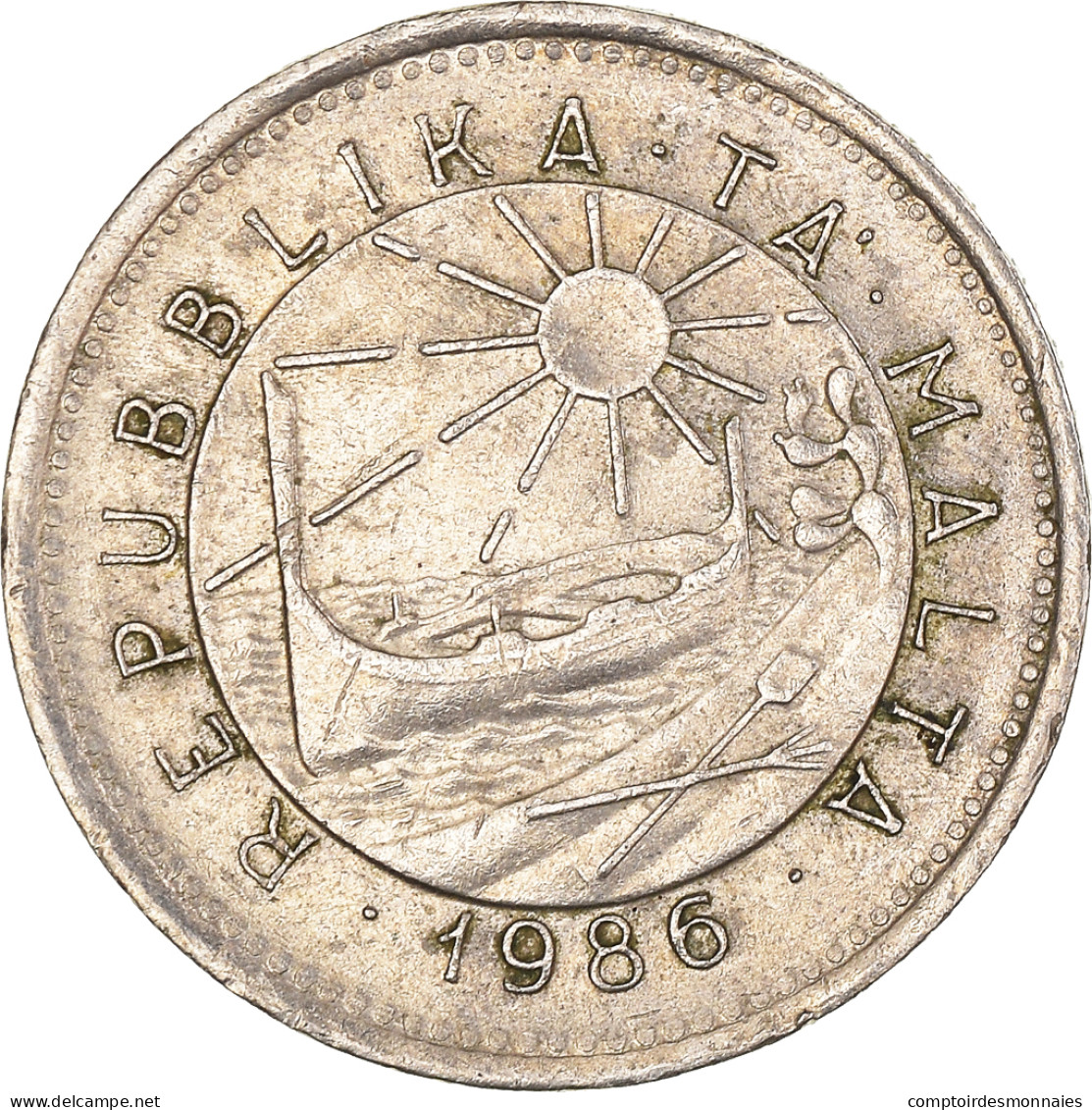 Monnaie, Malte, 5 Cents, 1986 - Malta