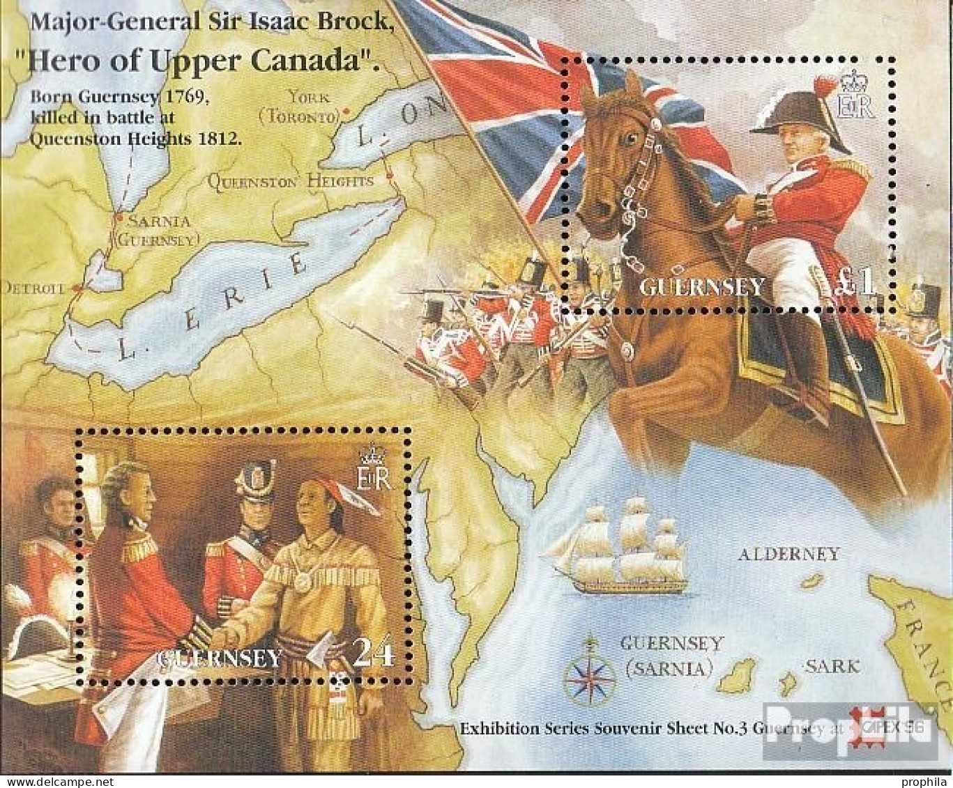 GB - Guernsey Block16 (kompl.Ausg.) Postfrisch 1996 Briefmarken - Guernesey