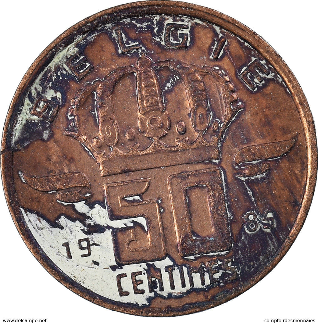 Monnaie, Belgique, 50 Centimes, 1985 - 50 Cent