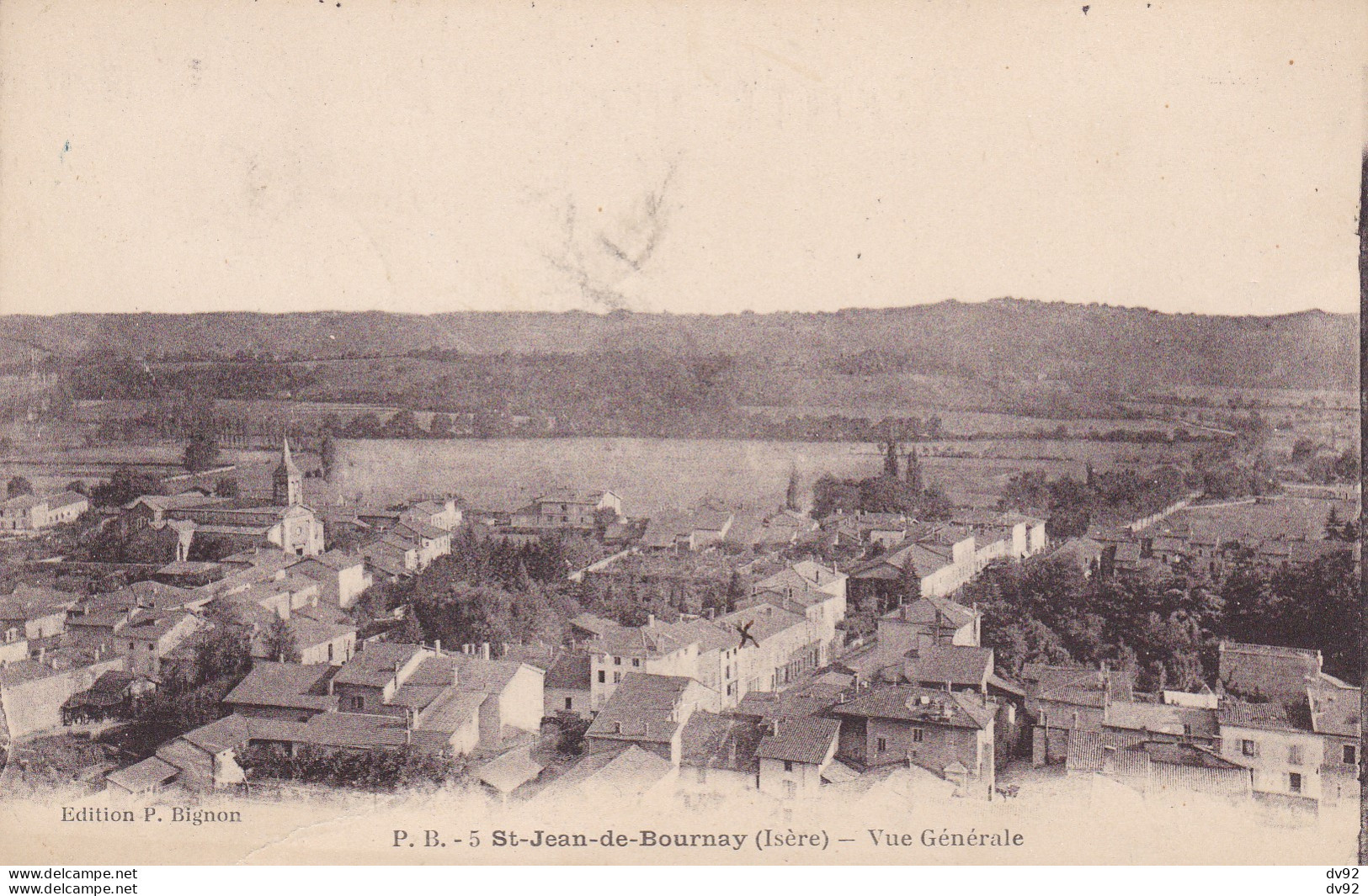 ISERE SAINT JEAN DE BOURNAY VUE GENERALE - Saint-Jean-de-Bournay