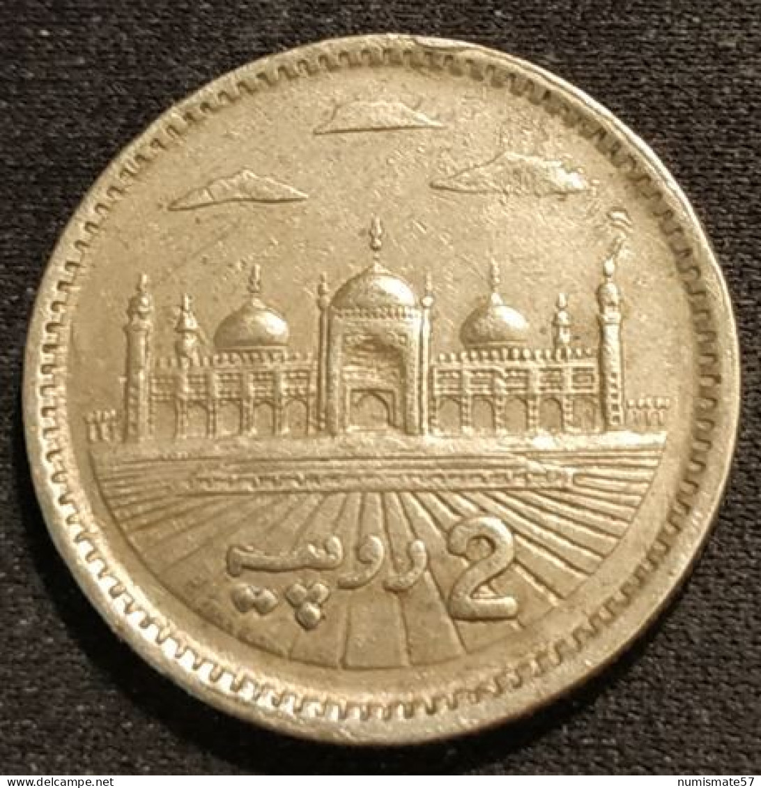 PAKISTAN - 2 RUPEES 2006 - KM 64 - ( ROUPIES ) - Mosquée Badshahi Masjid De Lahore - Pakistan