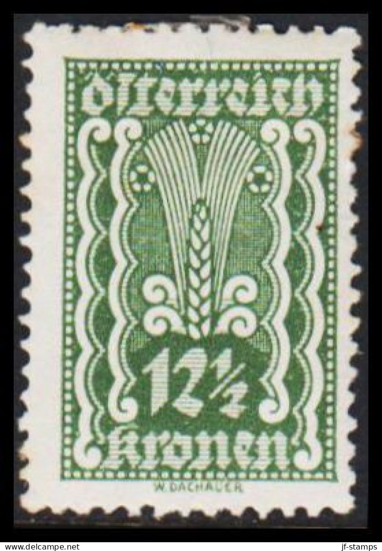 1922. ÖSTERREICH. 12½ Krone Hinged. (Michel 368) - JF541515 - Ungebraucht