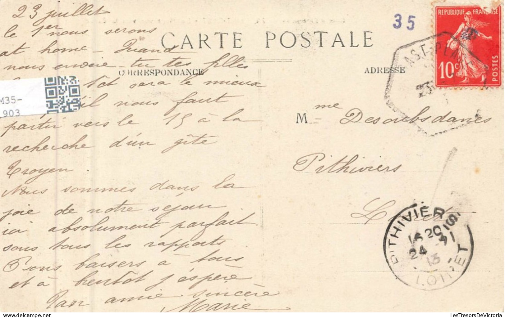 FRANCE - Saint Cast - La Plage Vue Vers La Garde - Carte Postale Ancienne - Saint-Cast-le-Guildo