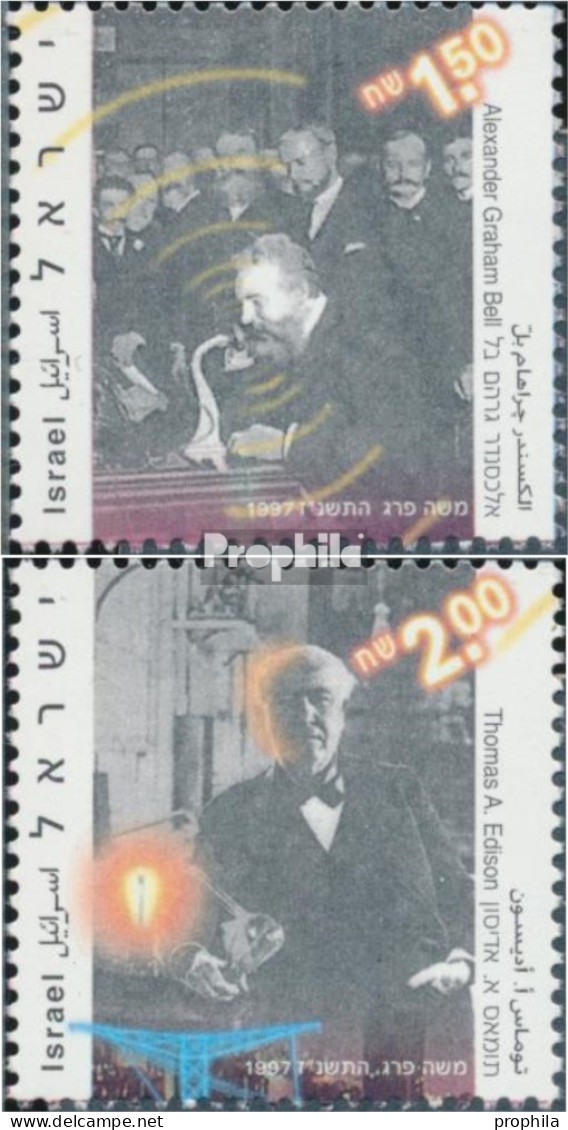 Israel 1420-1421 (kompl.Ausg.) Postfrisch 1997 Briefmarkenausstellung - Neufs (sans Tabs)