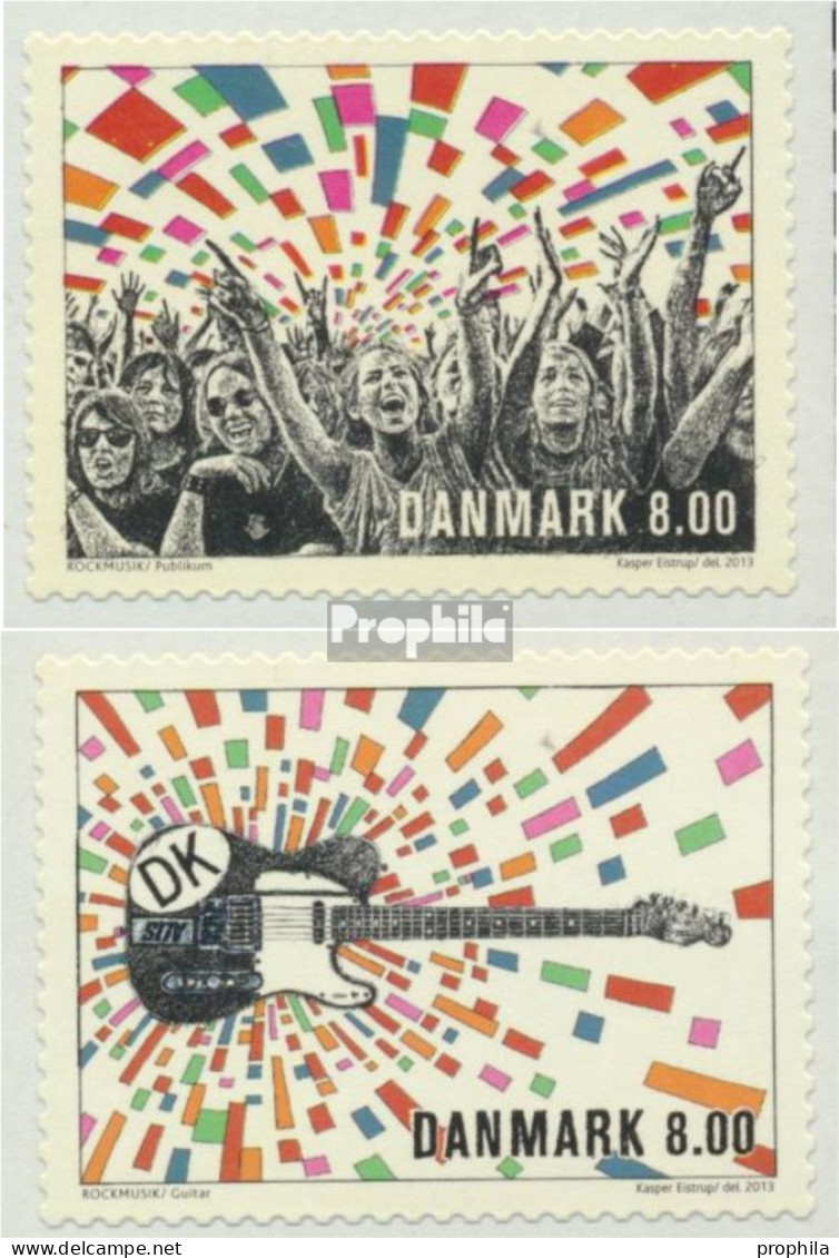 Dänemark 1744A-1745A (kompl.Ausg.) Postfrisch 2013 Rockmusik - Ungebraucht