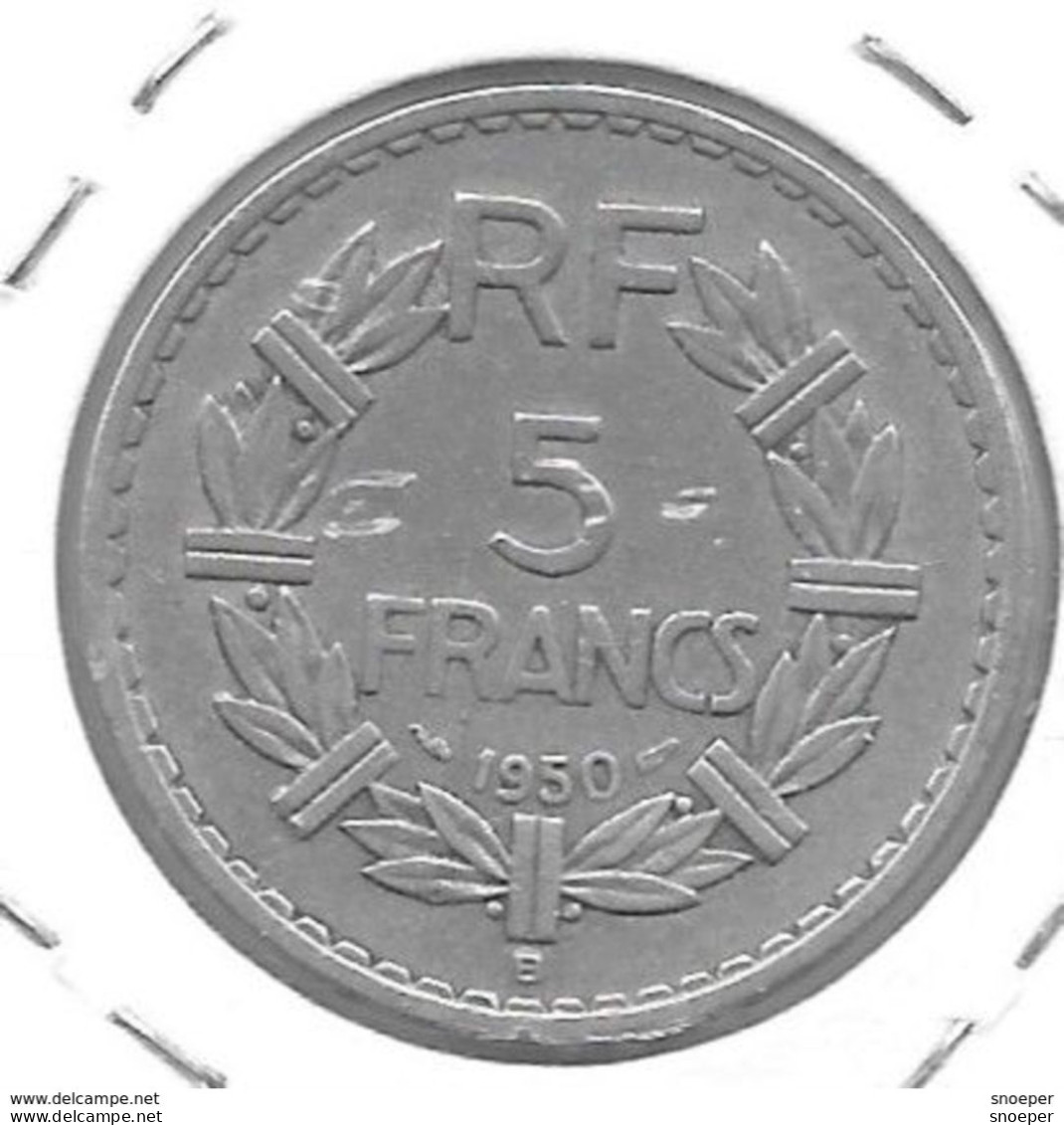 *france 5 Francs 1950 B  Km 888b2 - 5 Francs