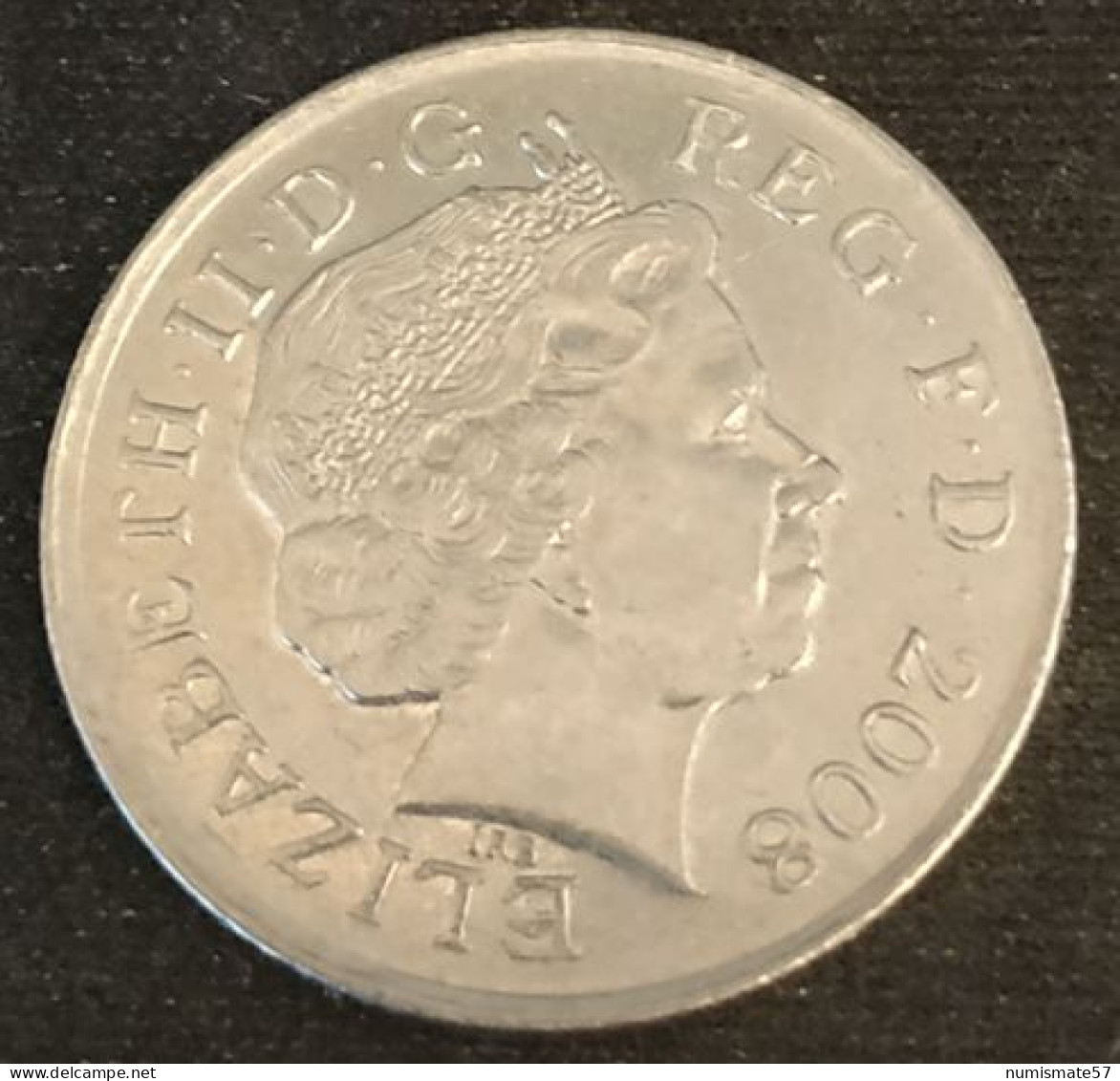 GRANDE BRETAGNE - 10 PENCE 2008 - Elizabeth II - 4e Effigie - Type Blason - KM 1110 - 10 Pence & 10 New Pence