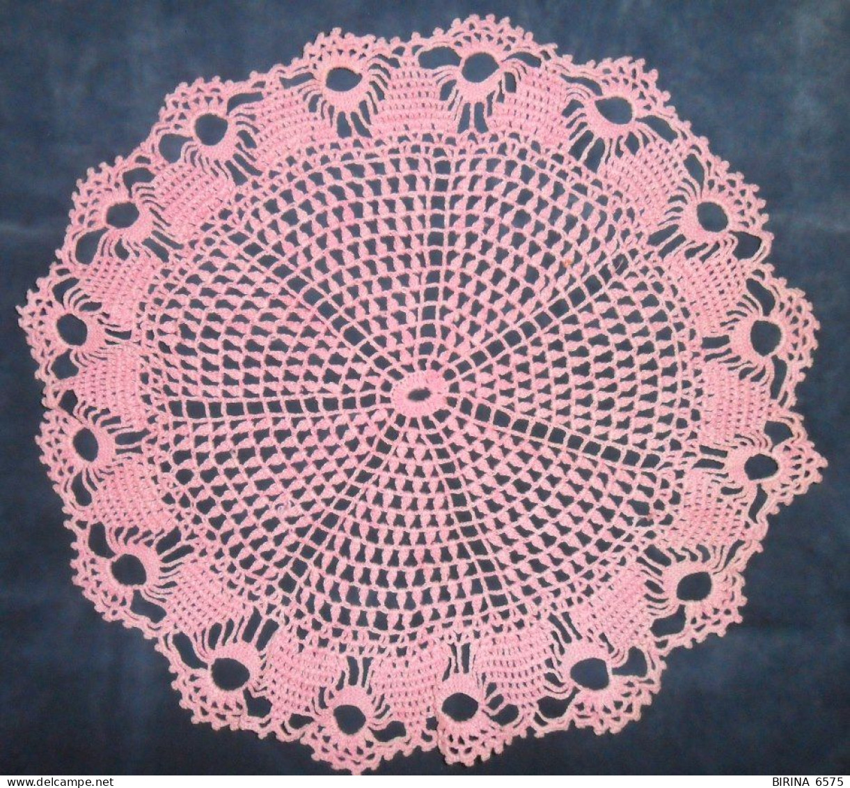 Knitting. CROCHETED. Napkin. 70-80 Years - 4-31-i - Dentelles Et Tissus