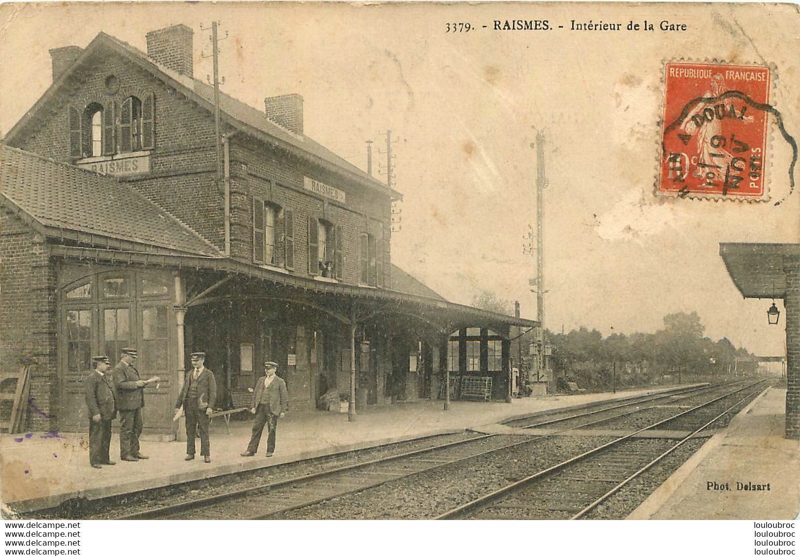 RAISMES INTERIEUR DE LA GARE - Raismes