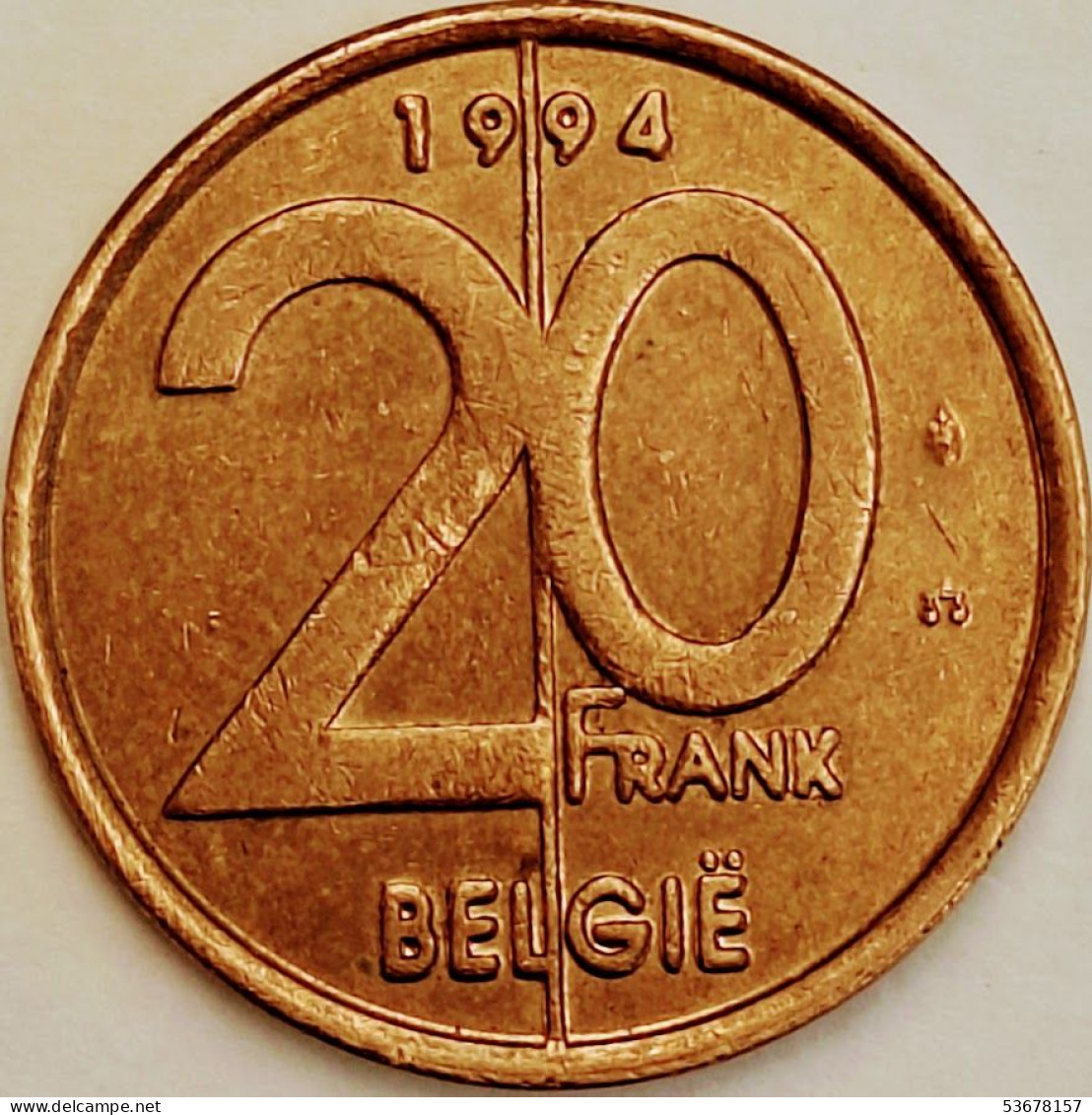 Belgium - 20 Francs 1994, KM# 192 (#3207) - 20 Francs