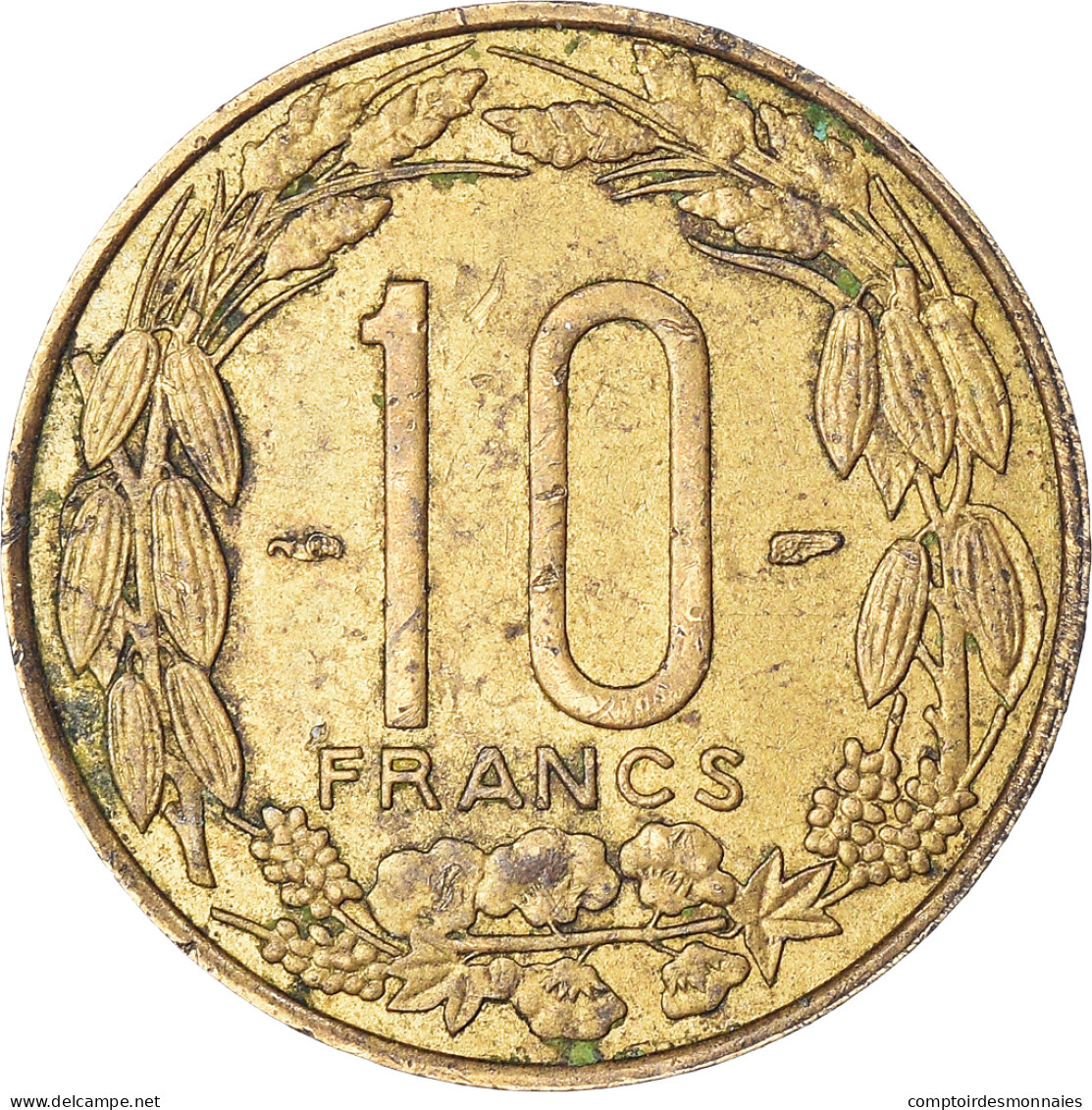 Monnaie, Cameroun, 10 Francs, 1958 - Cameroon