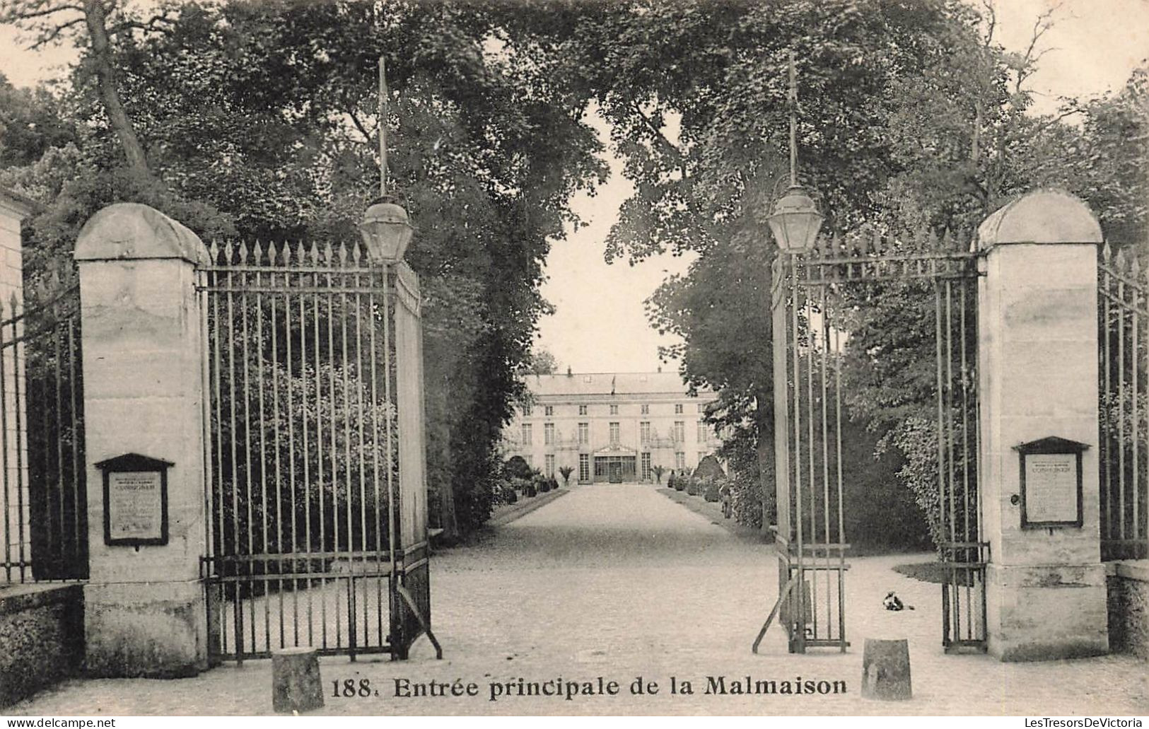 FRANCE - Entrée Principale De La  Malmaison - Carte Postale Ancienne - Chateau De La Malmaison