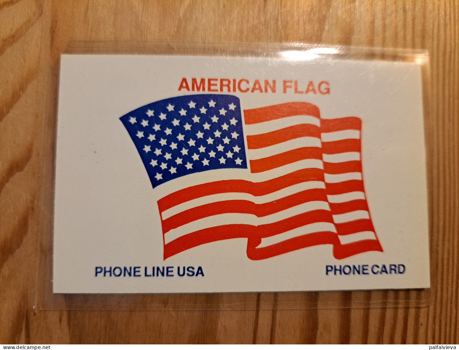 Prepaid Phonecard USA, Phone Line USA - Flag - Autres & Non Classés