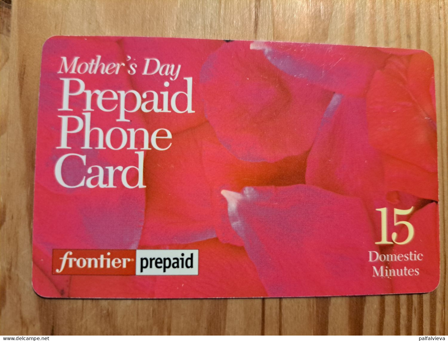 Prepaid Phonecard USA, Frontier Communications - Mother's Day, Flower - Otros & Sin Clasificación