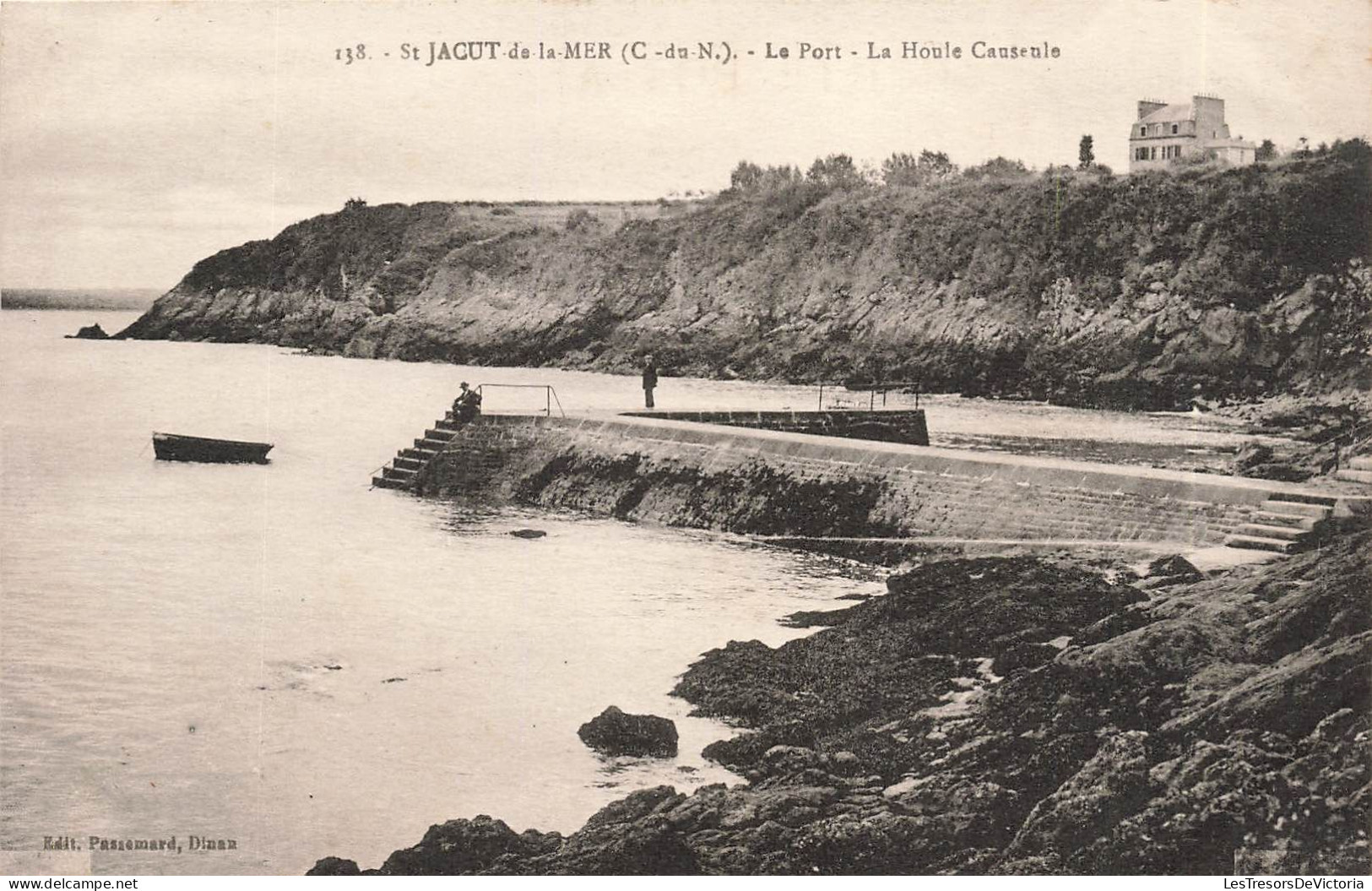 FRANCE - Saint-Jacut De La Mer - Le Port - La Houle Causeule - Carte Postale Ancienne - Saint-Jacut-de-la-Mer