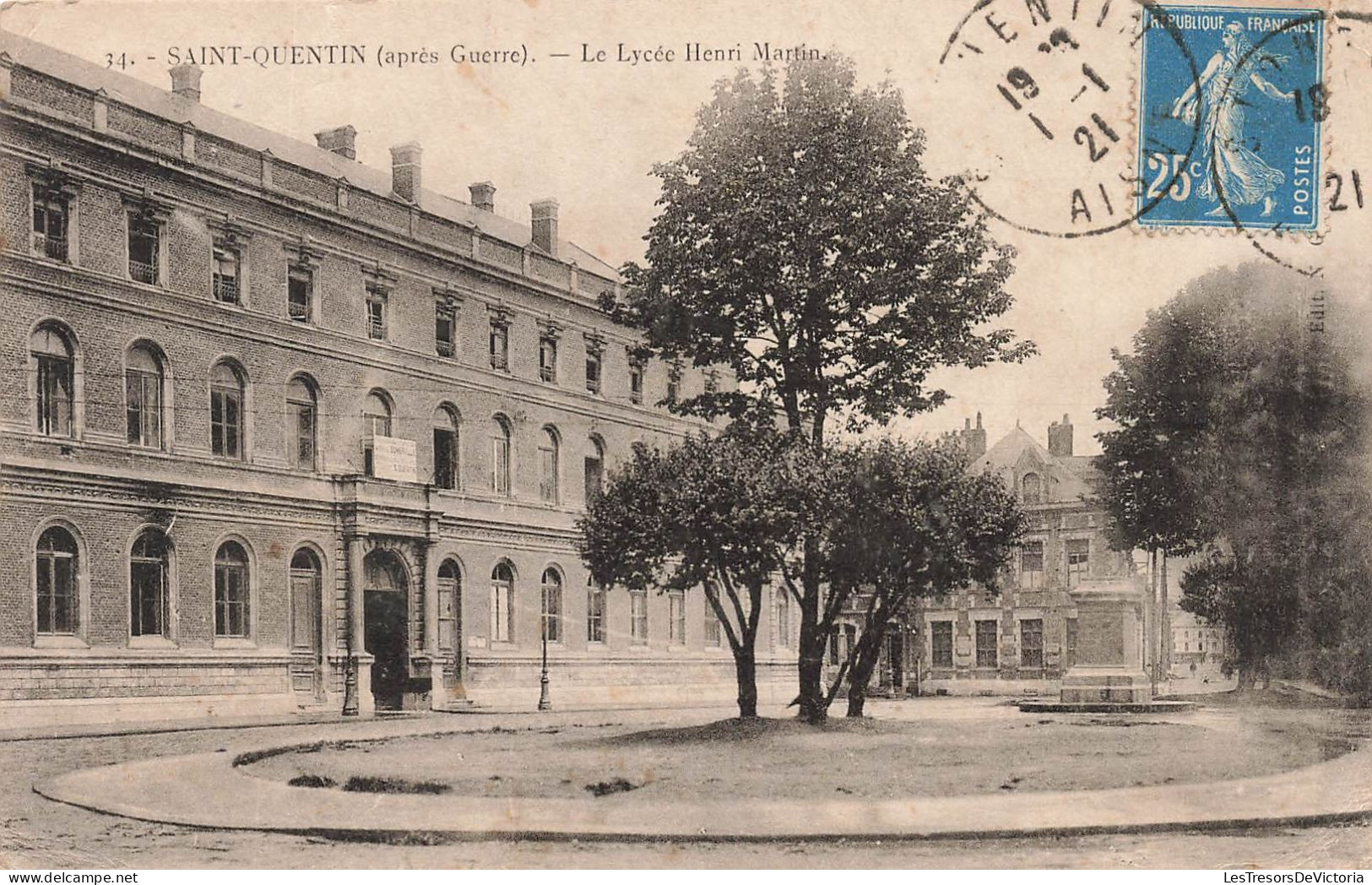 FRANCE - Saint Quentin (après Guerre) - Le Lycée Henri Martin - Carte Postale Ancienne - Saint Quentin