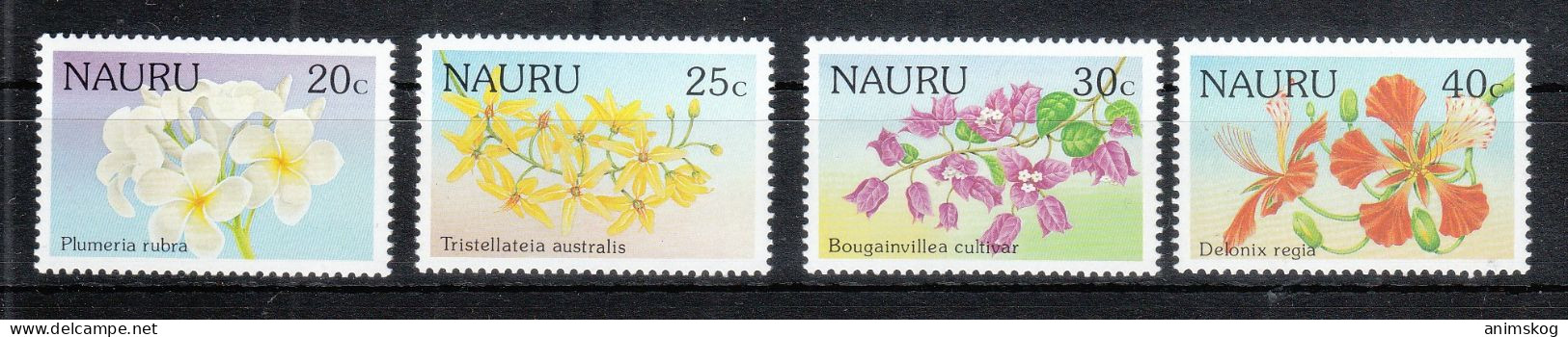 Nauru 1986**, Flora, Sukkulente Plumeria / Nauru 1986, MNH, Flora, Succulent Plumeria - Sukkulenten