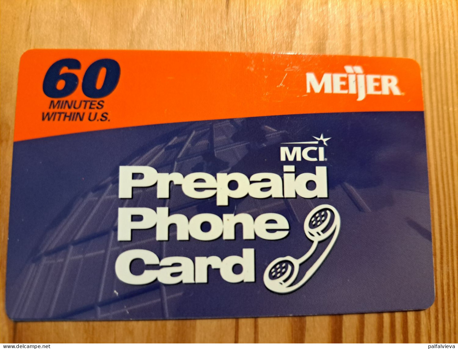 Prepaid Phonecard USA, MCI - Meijer - Andere & Zonder Classificatie
