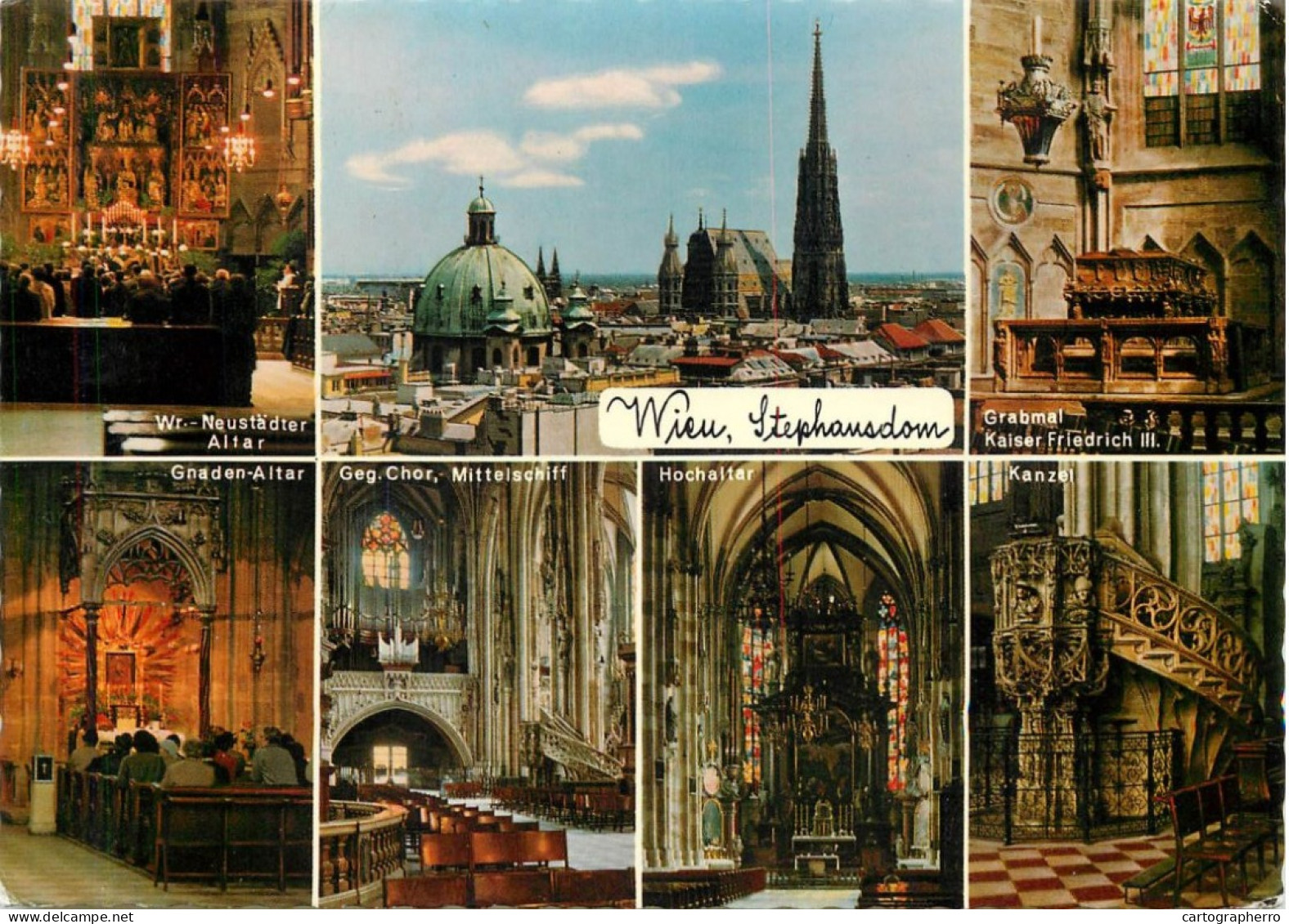 Austria Wien Stephansdom Multi View - Kirchen