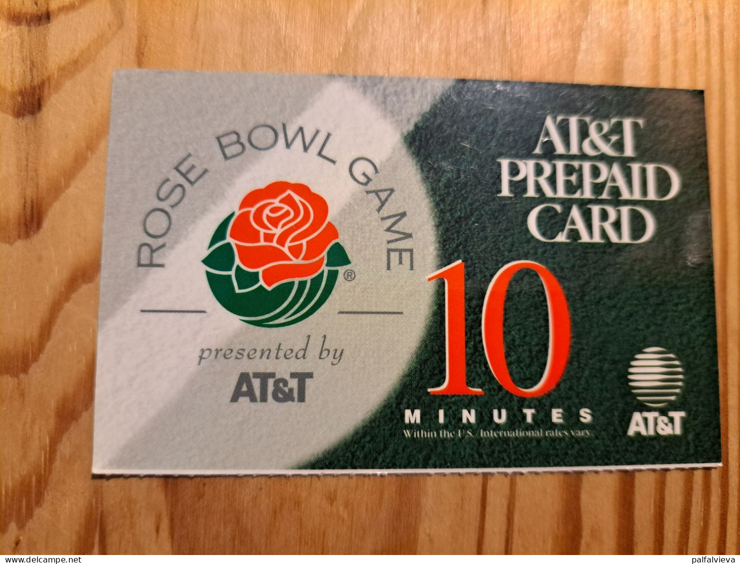 Prepaid Phonecard USA, AT&T - Rose Bowl Game - AT&T