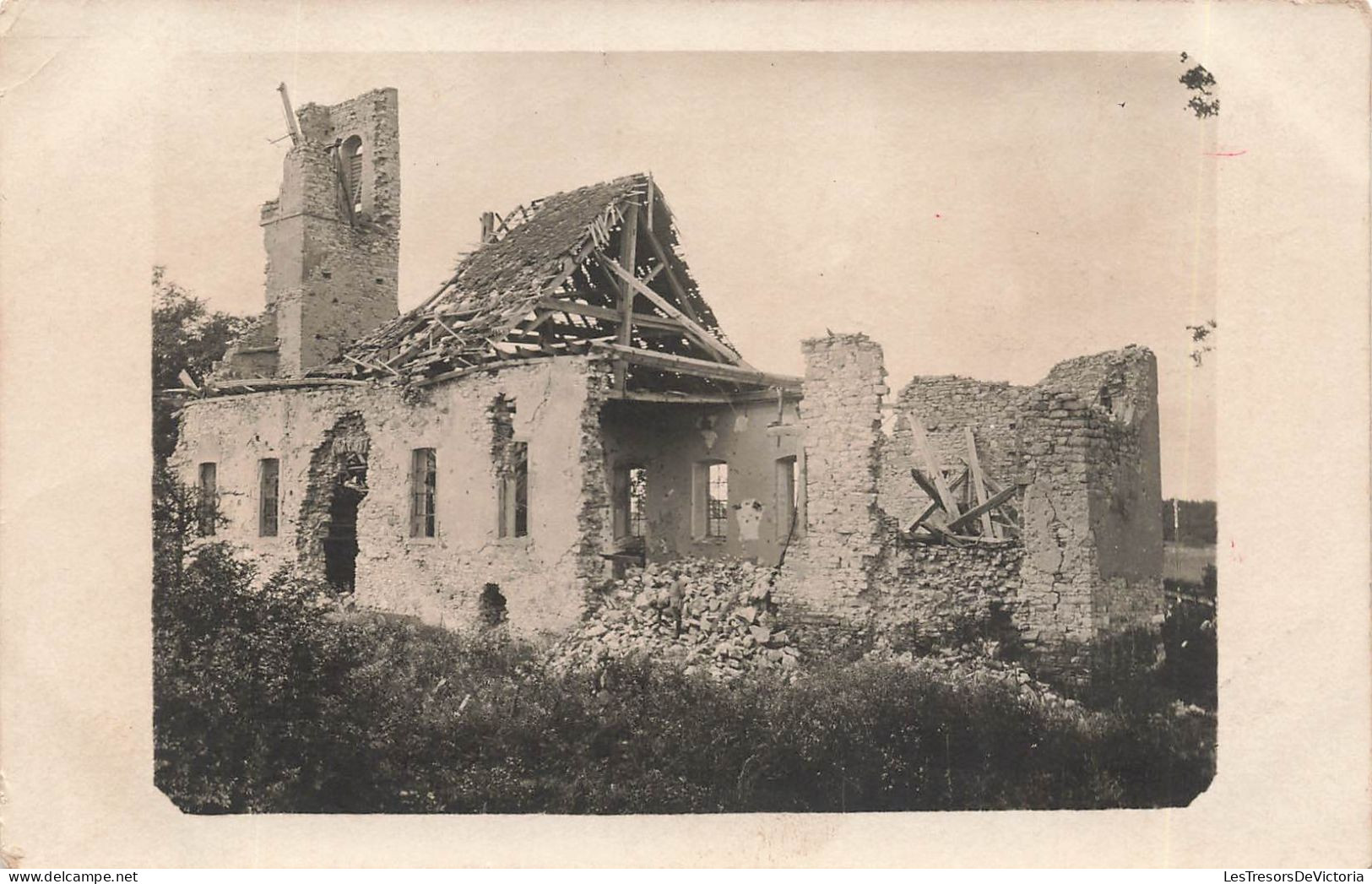 MILITARIA - Guerres - Ruines D'une Maison - Carte Postale Ancienne - Guerres - Autres