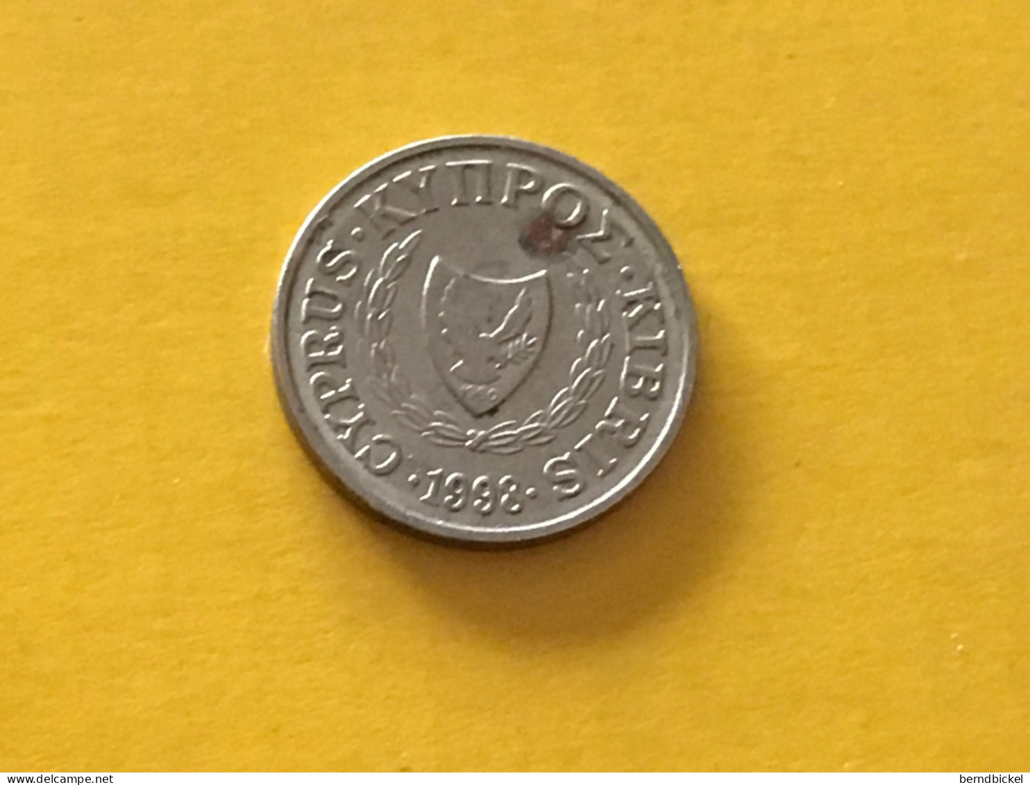 Münze Münzen Umlaufmünze Zypern 1 Cent 1998 - Chipre