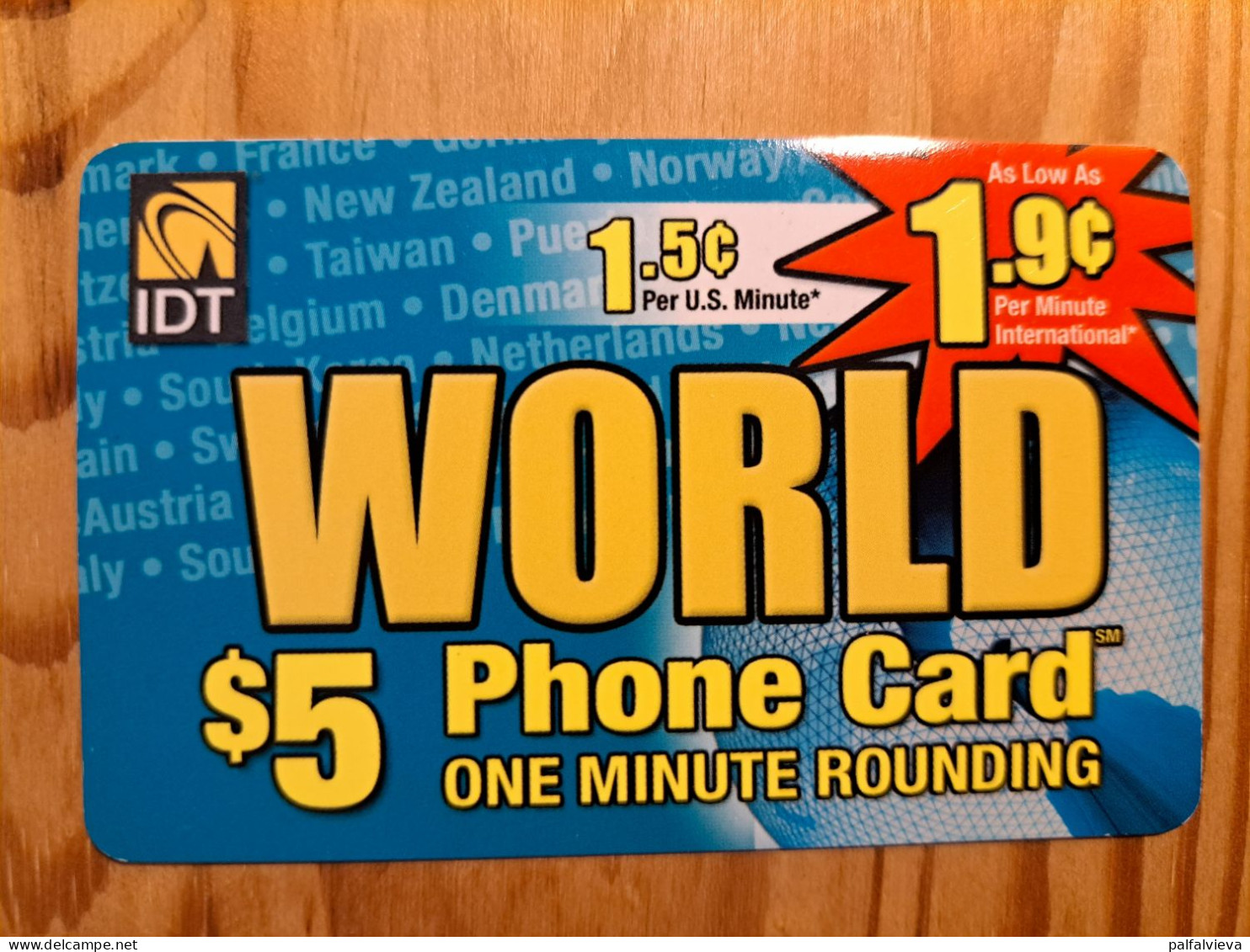 Prepaid Phonecard USA, IDT - Sonstige & Ohne Zuordnung