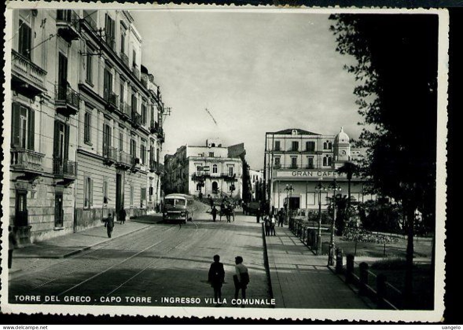 §892 TORRE DEL GRECO - CAPO TORRE , INGRESSO VILLA COMUNALE - Torre Del Greco