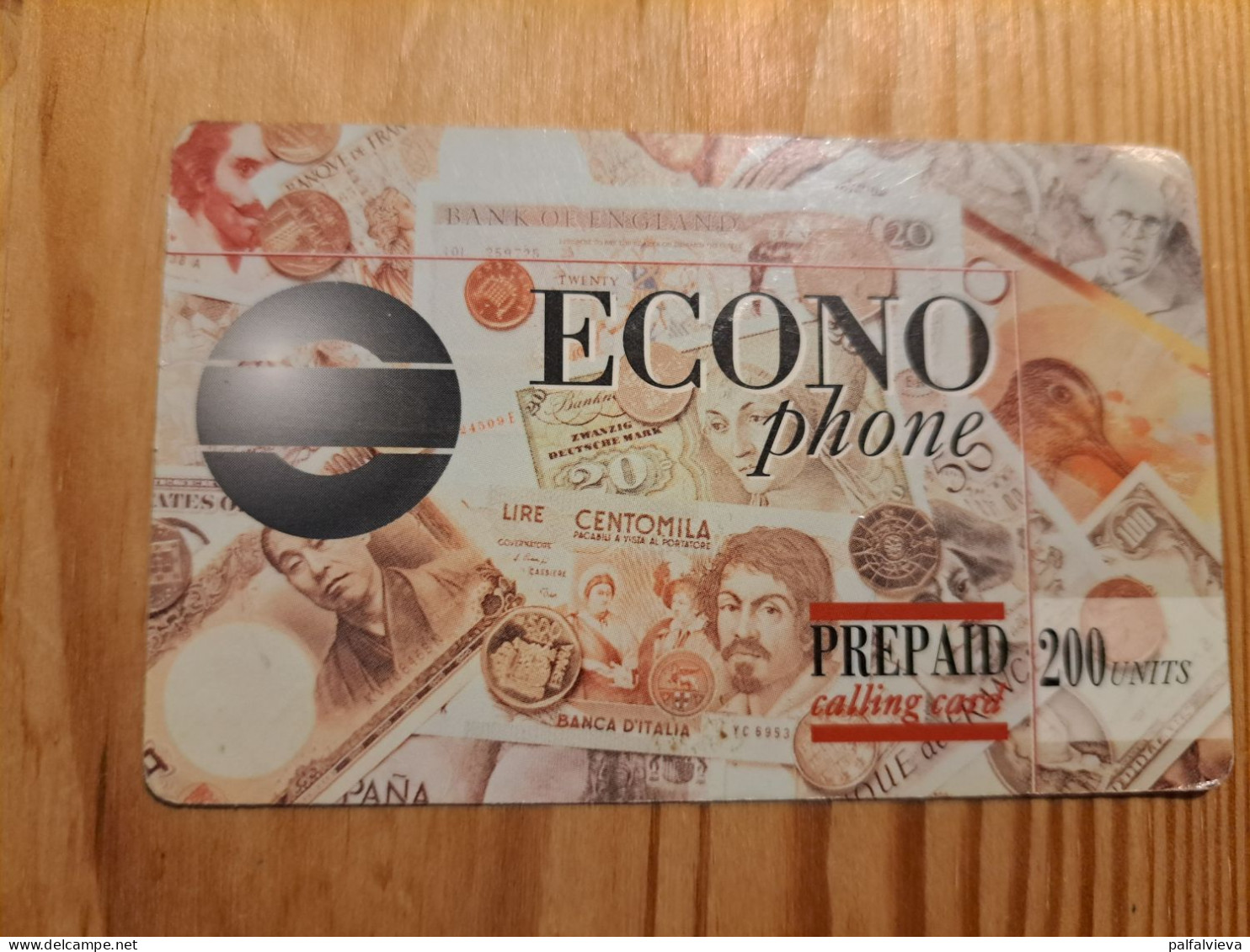 Prepaid Phonecard USA, Econo - Money, Banknote - Andere & Zonder Classificatie