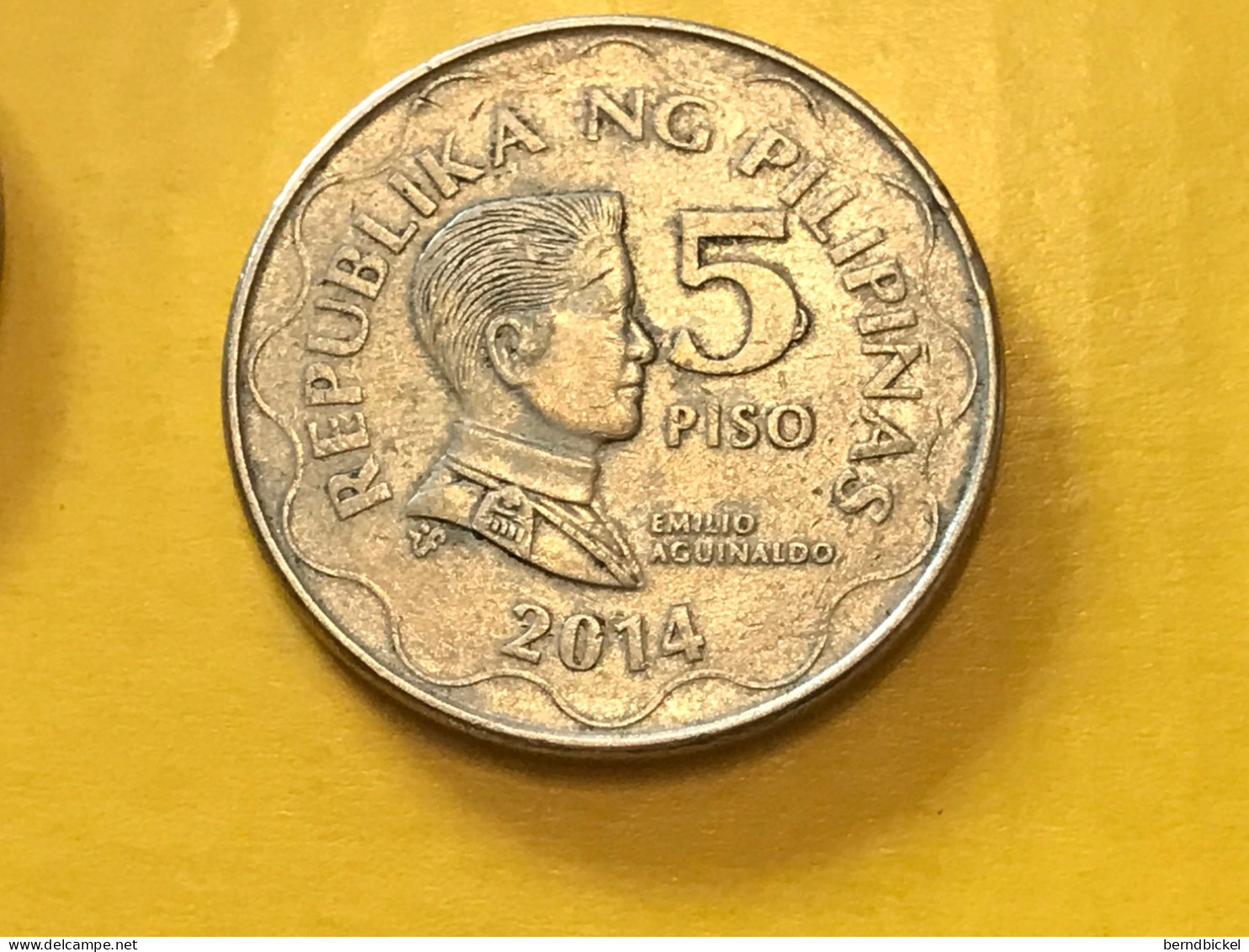 Münze Münzen Umlaufmünze Philippinen 5 Piso 2014 - Filippine