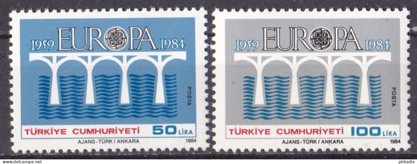 Türkei Satz Von 1984 **/MNH (A3-58) - Unused Stamps