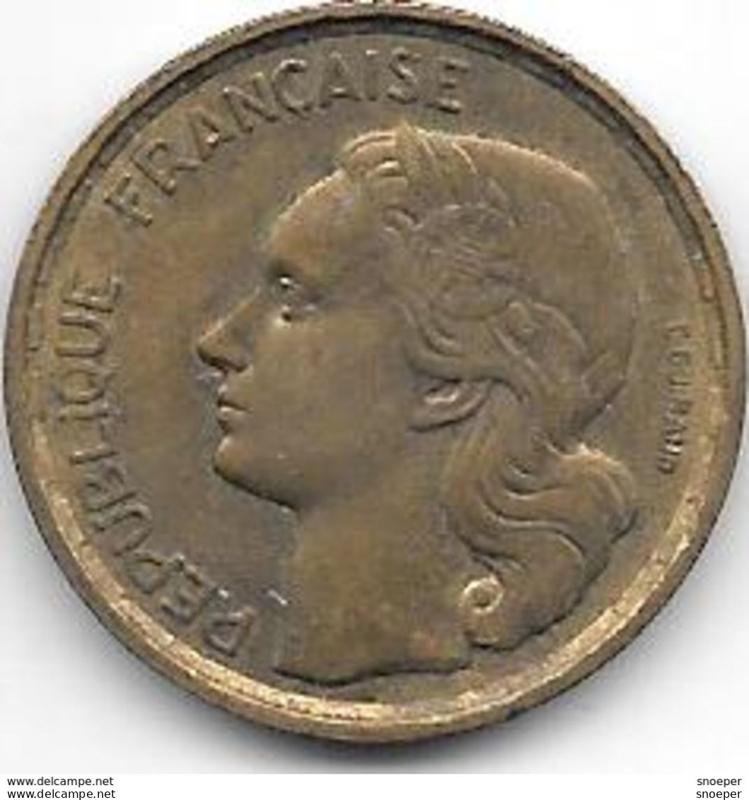 France 10 Francs 1954 B  Km 915.2  Xf+ - 10 Francs