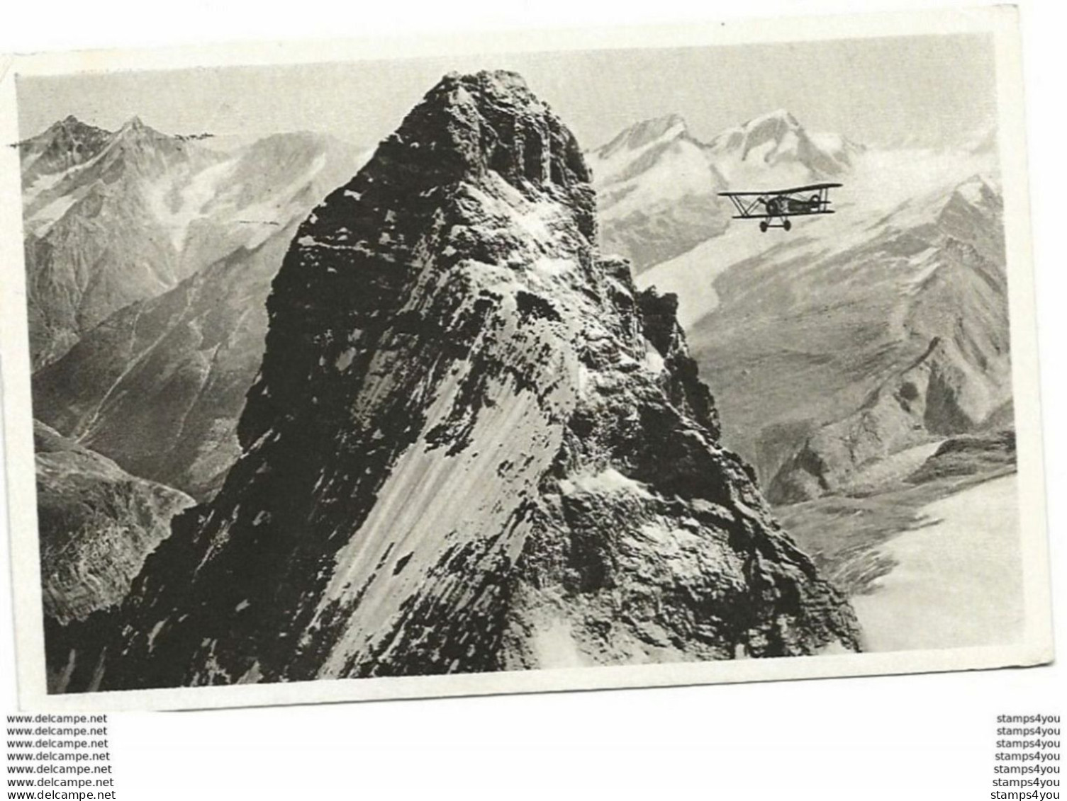 13 - 35 - Carte Flugpostkarte Matterhorn - Meeting International De Zürich 1927 - Altri & Non Classificati