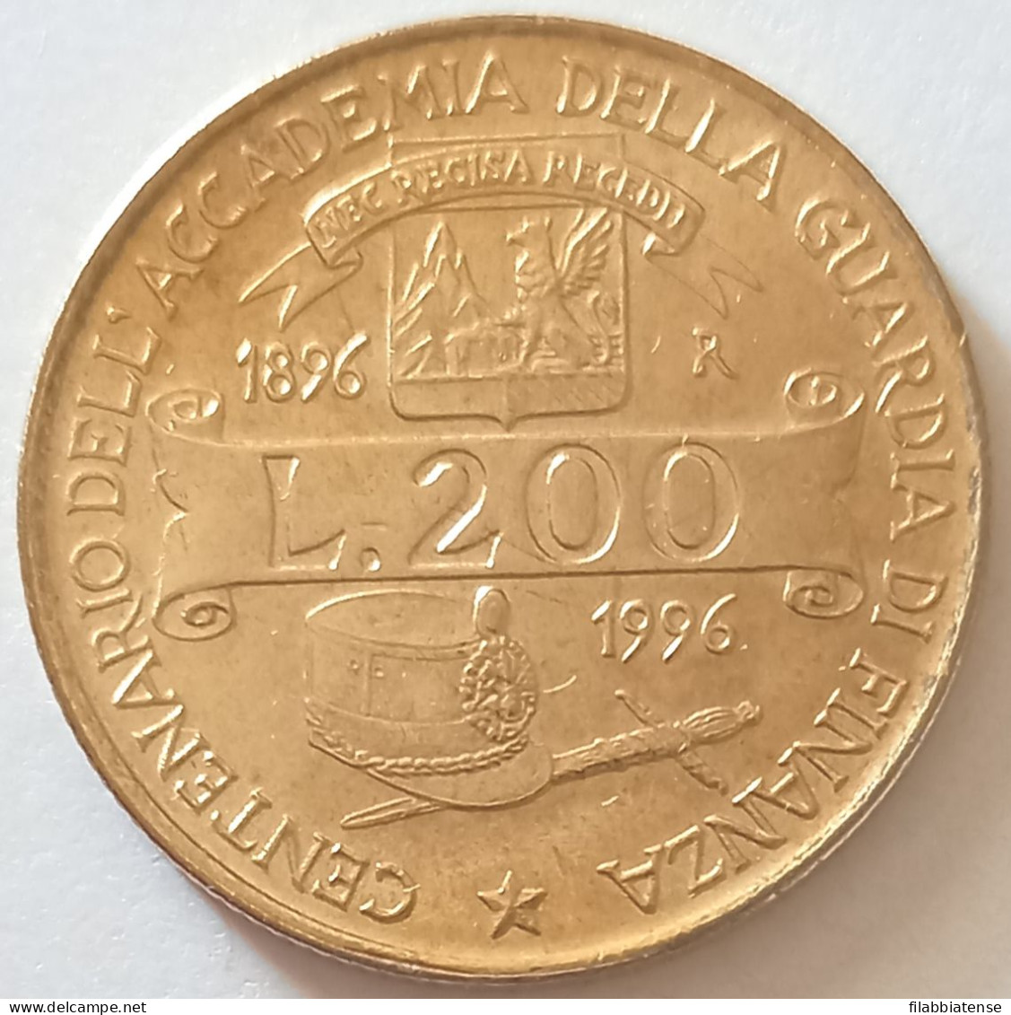 1996 - Italia 200 Lire Guardia Di Finanza ------- - 200 Liras