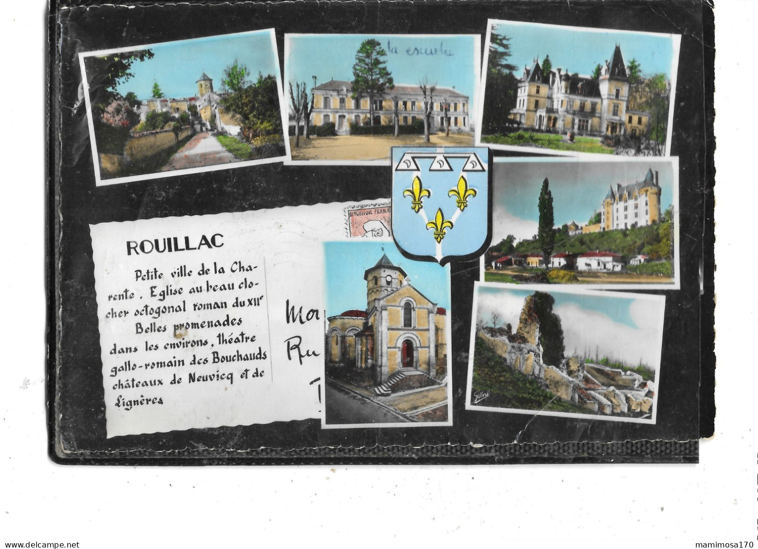 16-ROUILLAC- Carte à Vues Multiples-Neuvicq- Bouchauds; Lignieres ETc - Rouillac