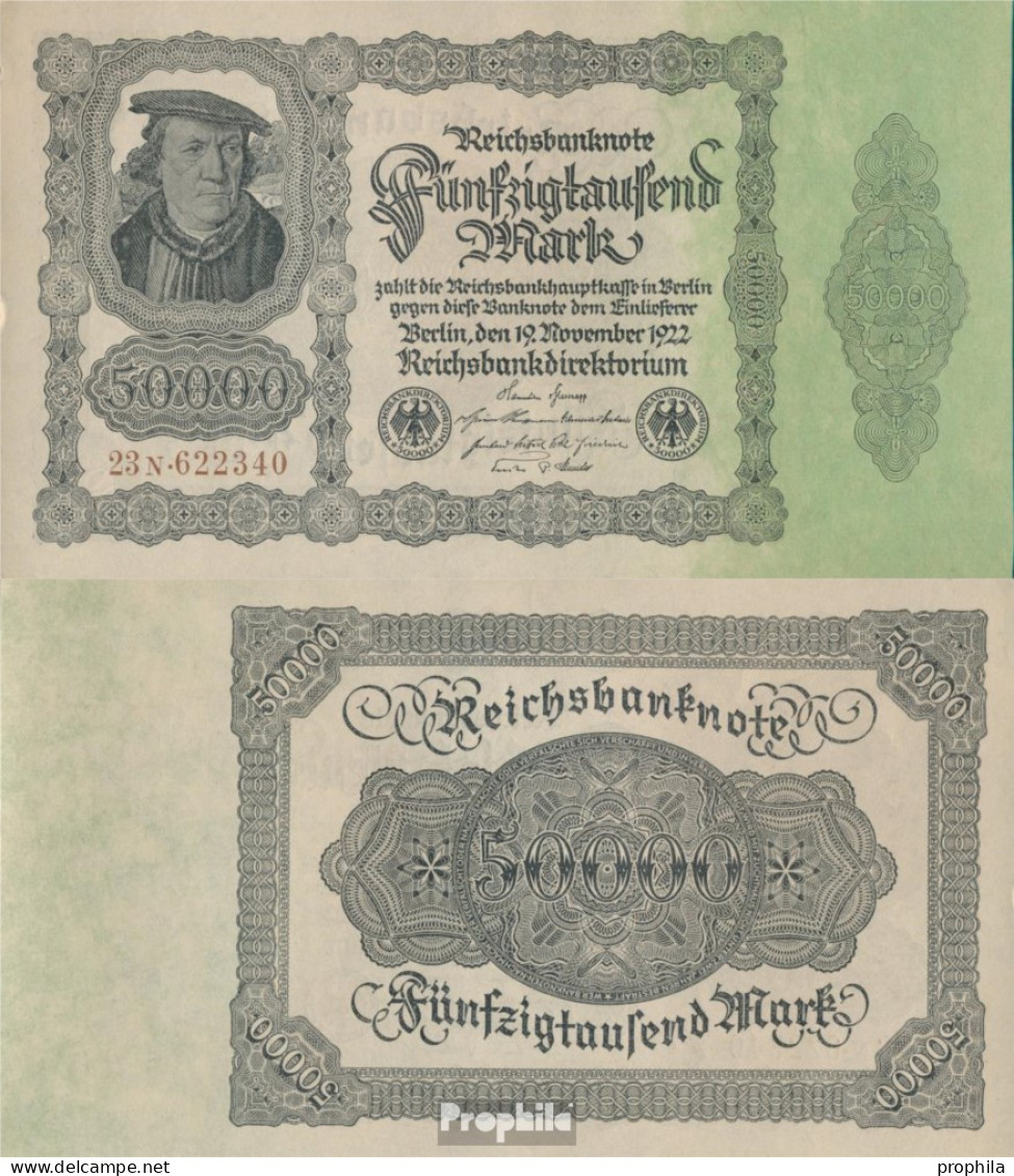 Deutsches Reich Rosenbg: 79d, Privatfirmendruck Gebraucht (III) 1922 50.000 Mark - 50000 Mark