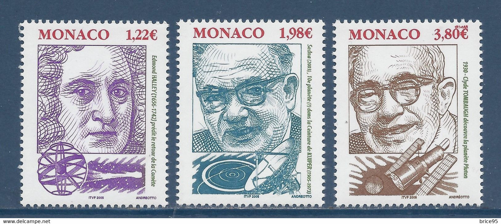 Monaco - YT N° 2499 à 2501 ** - Neuf Sans Charnière - 2005 - Ungebraucht