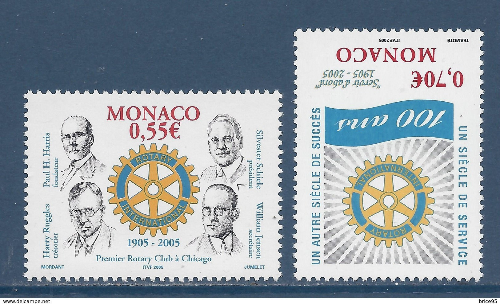 Monaco - YT N° 2479 Et 2480 ** - Neuf Sans Charnière - 2005 - Neufs